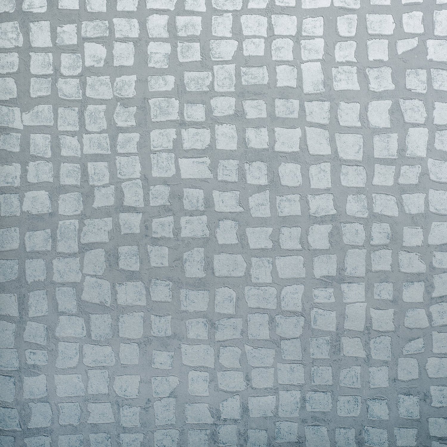 Manhattan /Loft Tile wallpaper in blue color - pattern number GH64865-23 - by Galerie in the Urban Classics collection