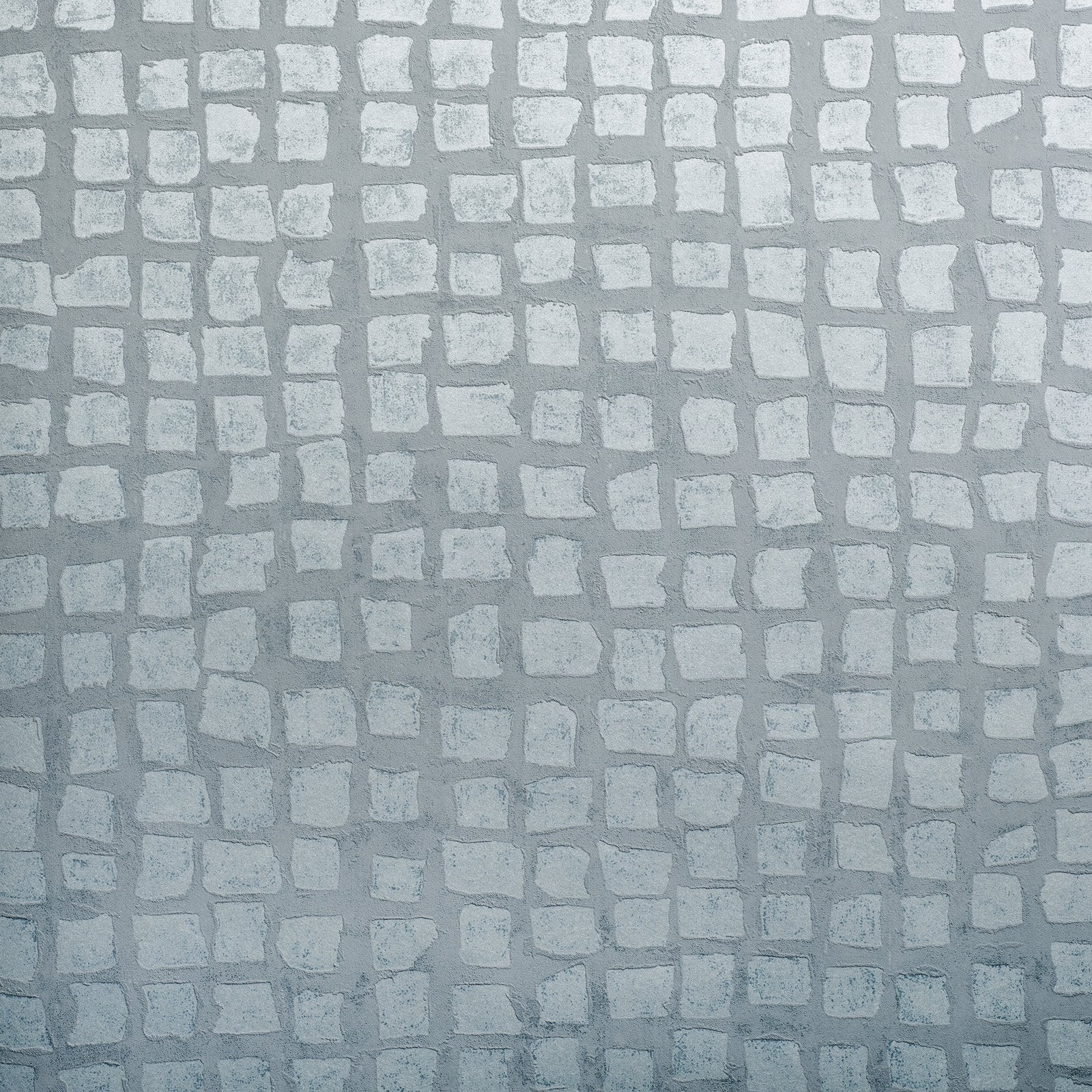 Manhattan /Loft Tile wallpaper in blue color - pattern number GH64865-23 - by Galerie in the Urban Classics collection