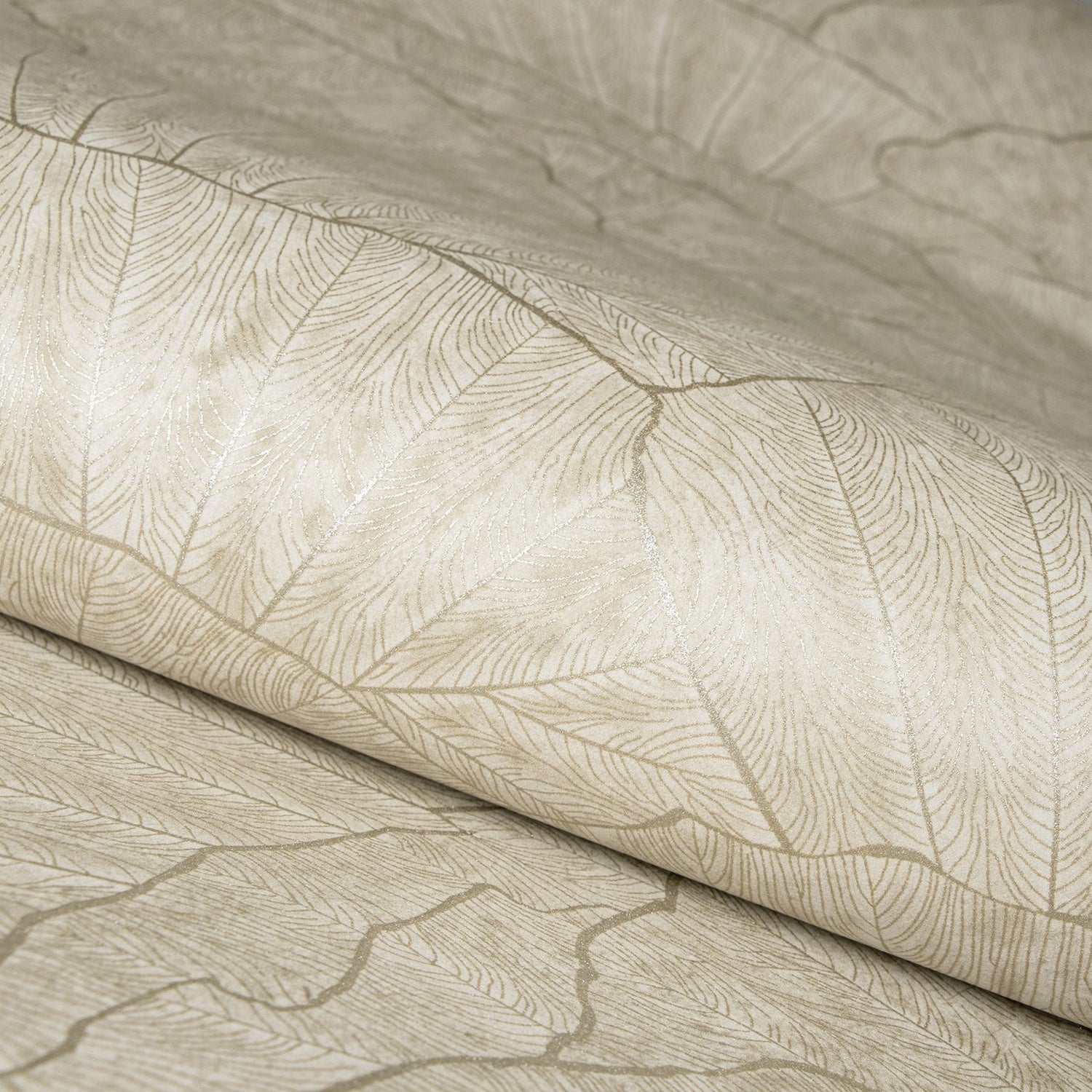 Seashell wallpaper in beige color - pattern number GH65003-23 - by Galerie in the Feel collection