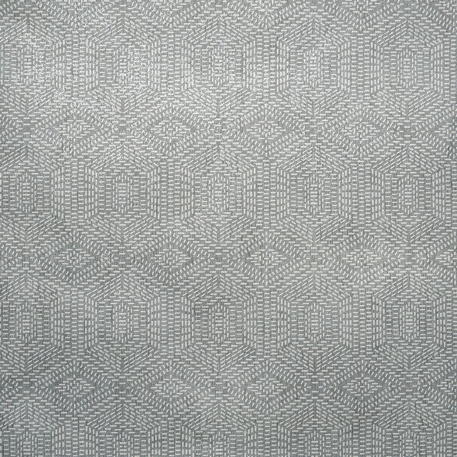 Greek Tile wallpaper in silver grey color - pattern number GH65006-23 - by Galerie in the Feel collection