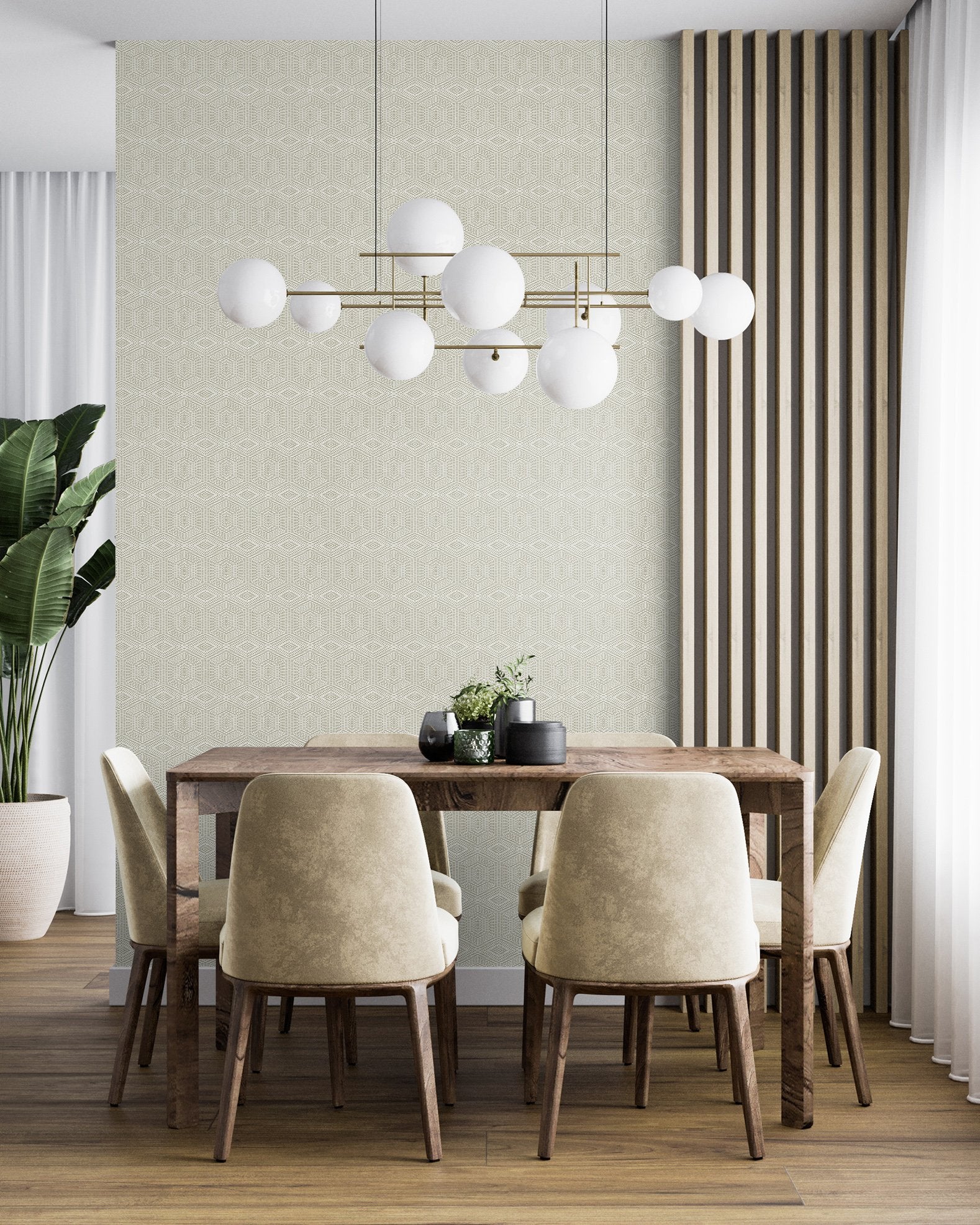 Greek Tile wallpaper in silver grey color - pattern number GH65008-23 - by Galerie in the Feel collection