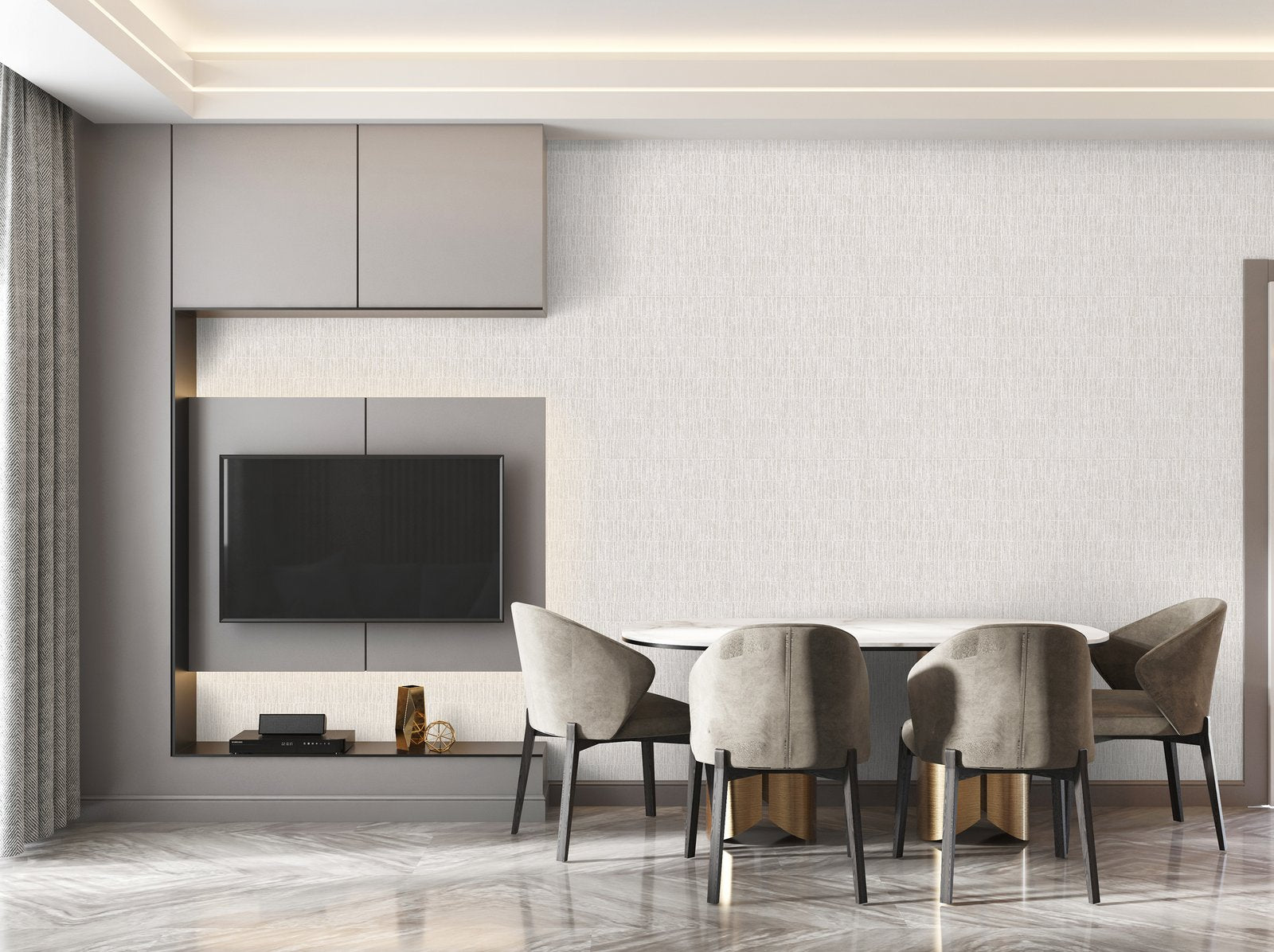Bamboo wallpaper in cream color - pattern number GH65024-23 - by Galerie in the Feel collection