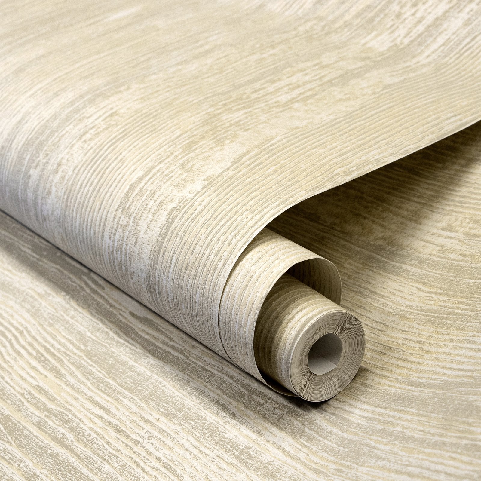 Wooden wallpaper in beige color - pattern number GH65035-23 - by Galerie in the Feel collection