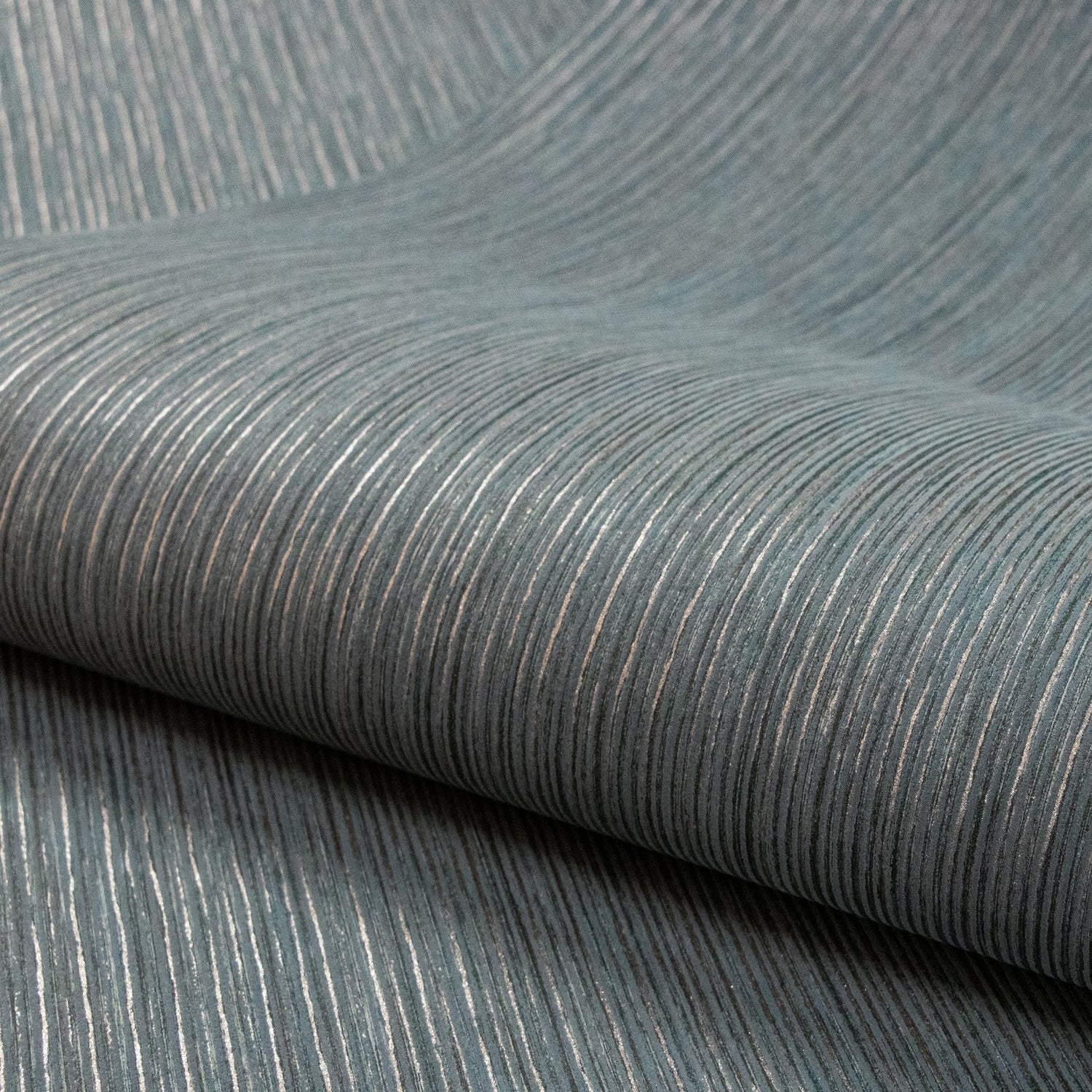 Curtain wallpaper in blue color - pattern number GH65053-23 - by Galerie in the Feel collection
