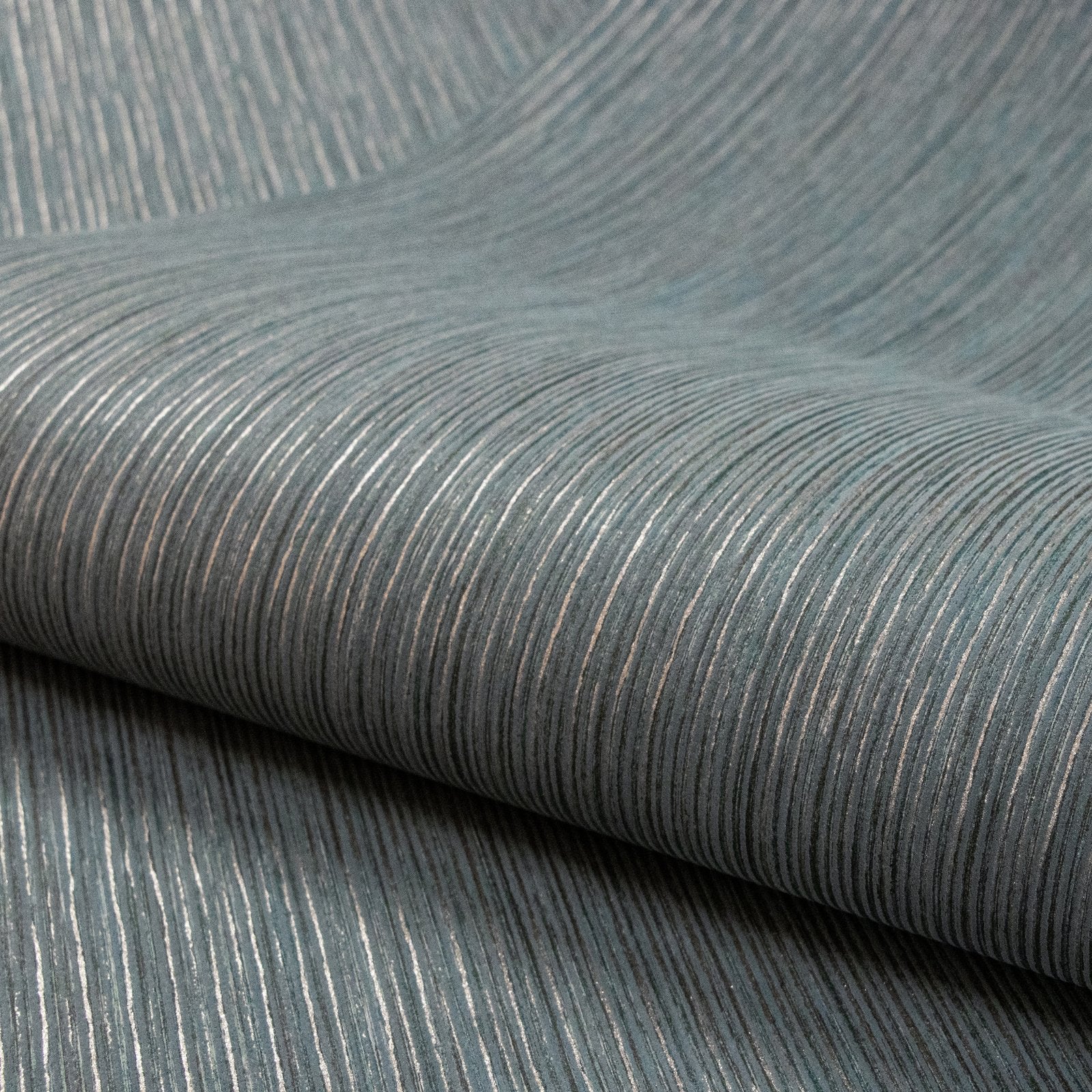 Curtain wallpaper in blue color - pattern number GH65053-23 - by Galerie in the Feel collection