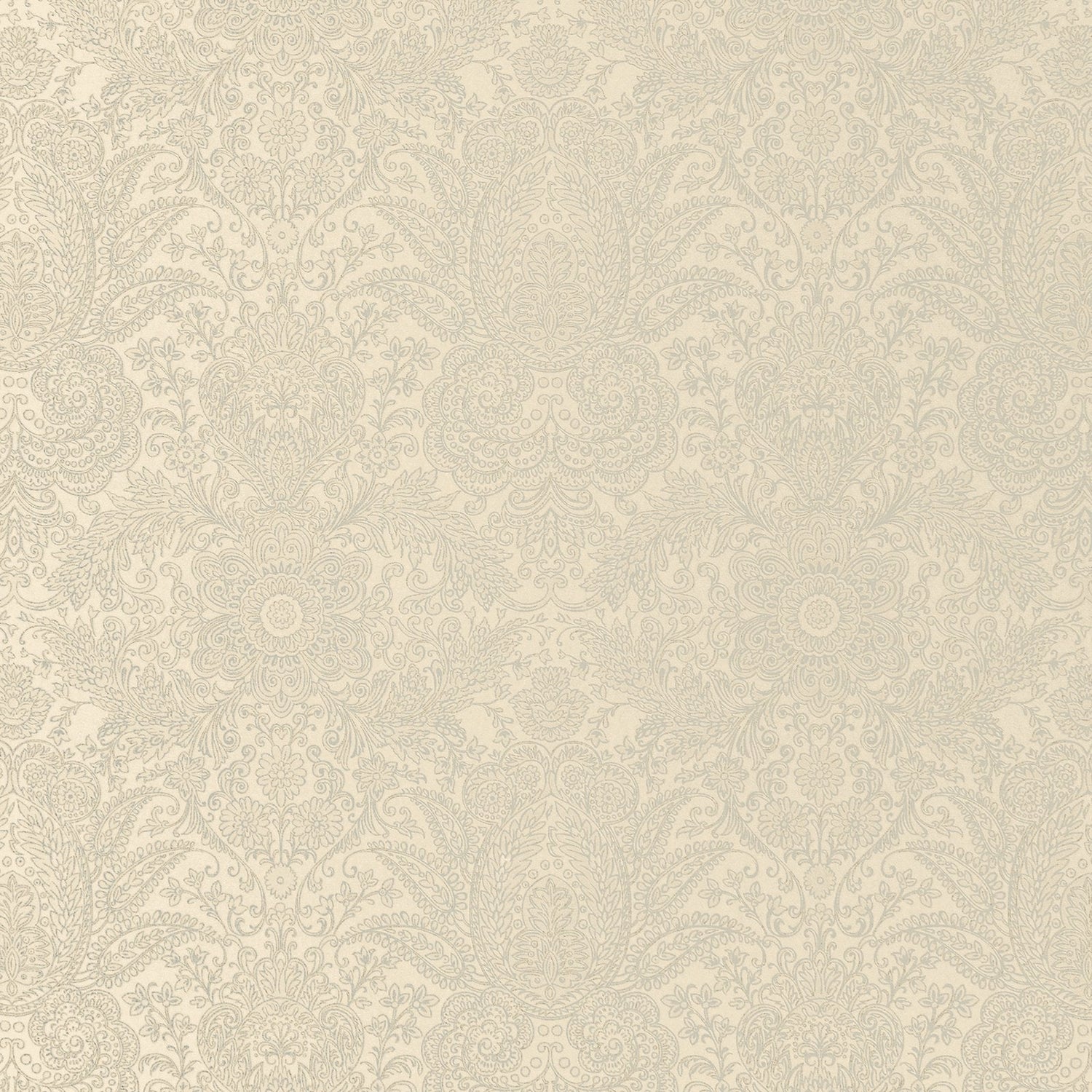 Brocade wallpaper in cream color - pattern number GH65185-23 - by Galerie in the Precious collection