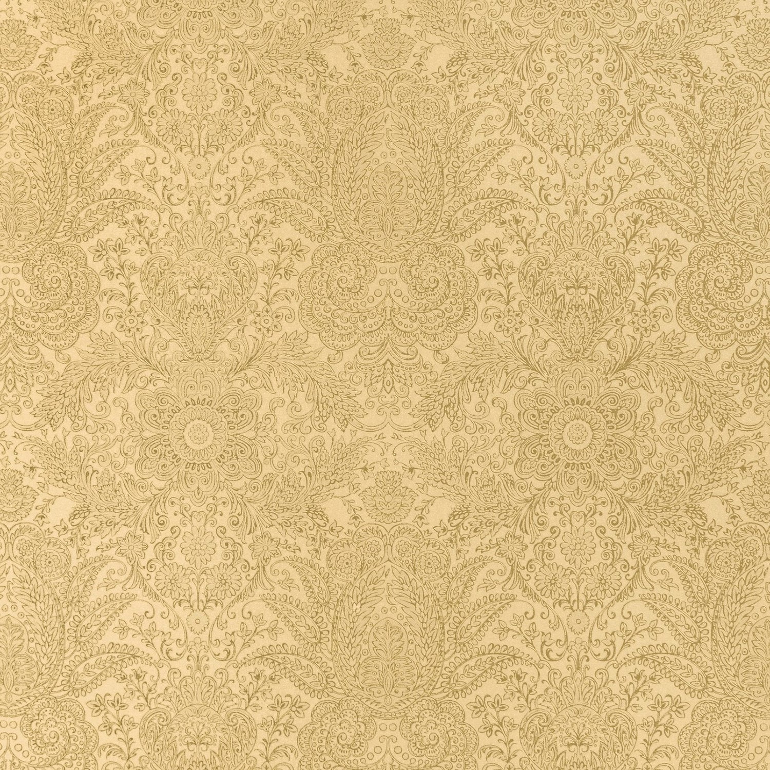 Brocade wallpaper in gold color - pattern number GH65186-23 - by Galerie in the Precious collection