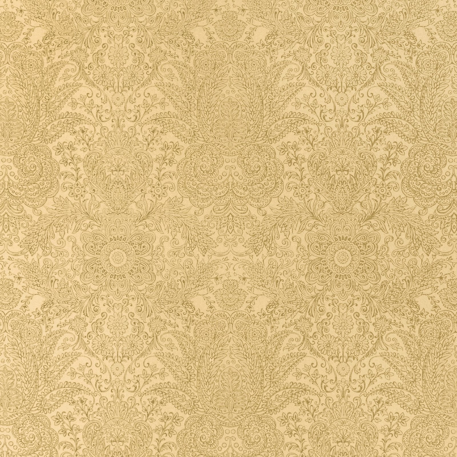 Brocade wallpaper in gold color - pattern number GH65186-23 - by Galerie in the Precious collection