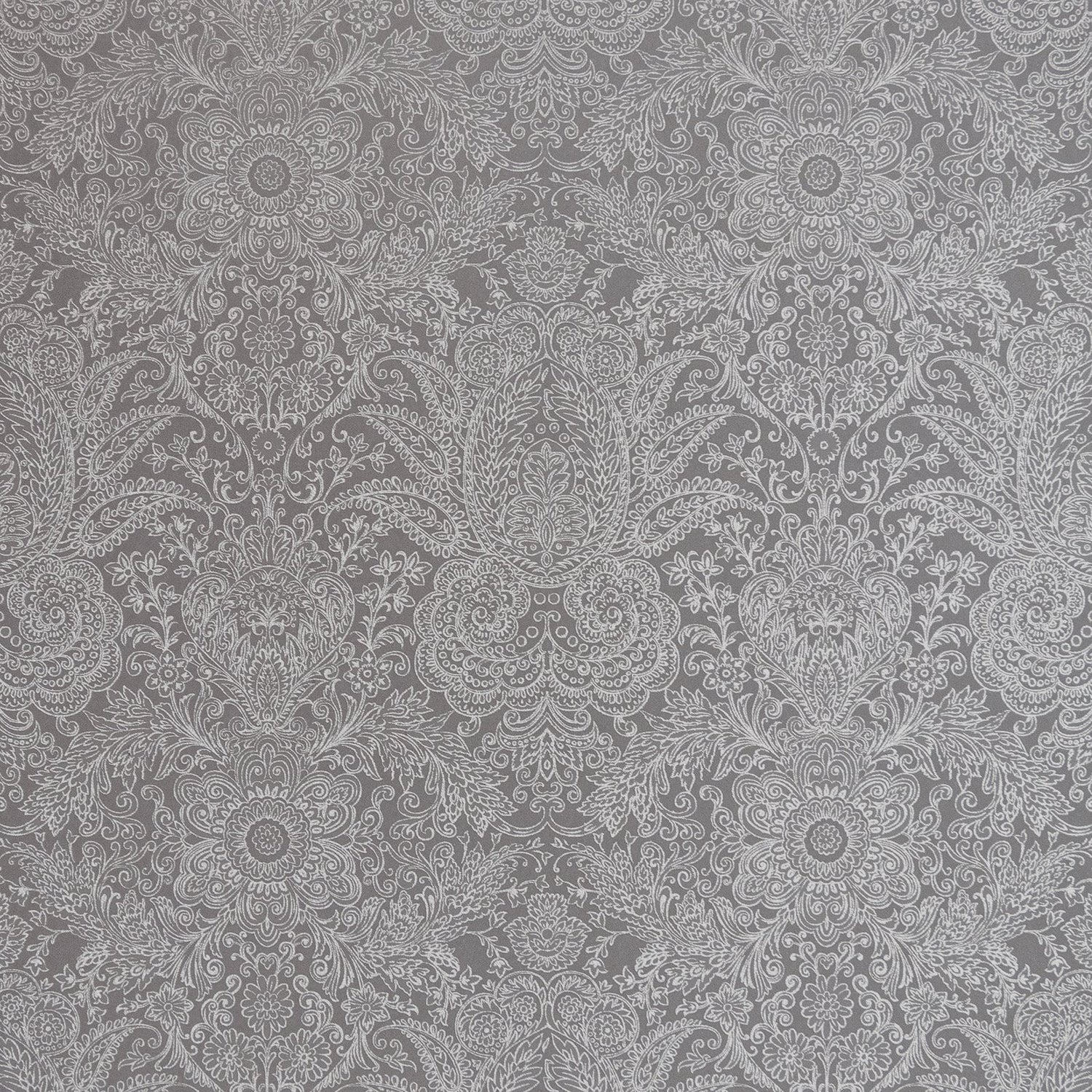 Brocade wallpaper in silver grey color - pattern number GH65191-23 - by Galerie in the Precious collection