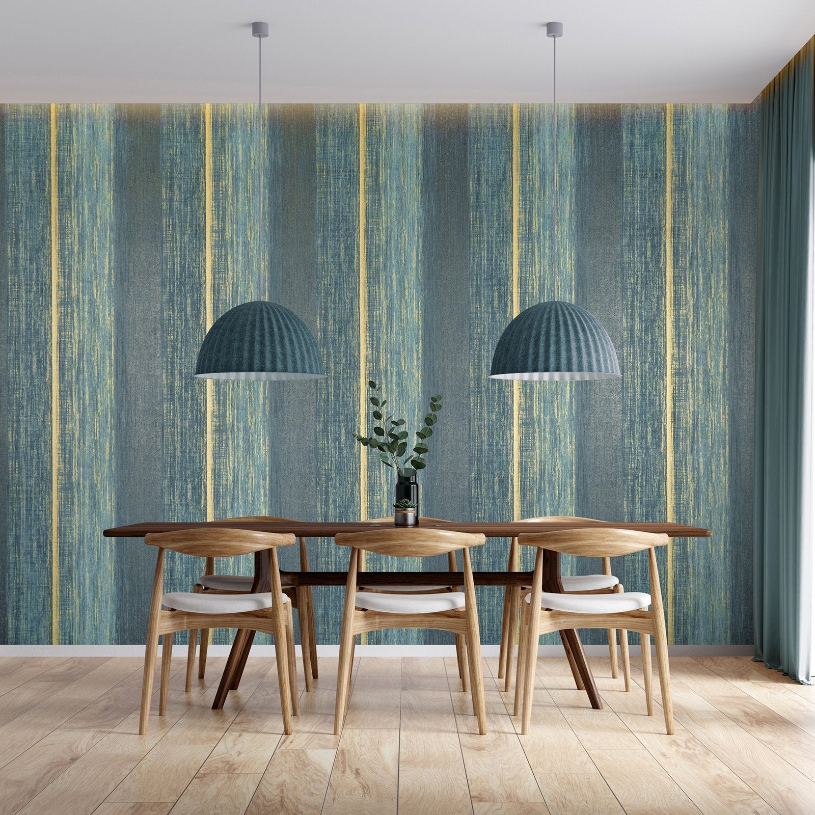 Chiffon wallpaper in green color - pattern number GH65197-23 - by Galerie in the Precious collection