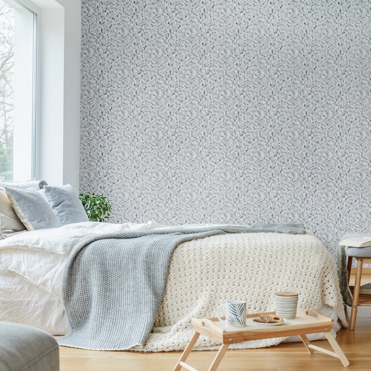 Arco wallpaper in silver grey color - pattern number GH65305-23 - by Galerie in the Salt collection