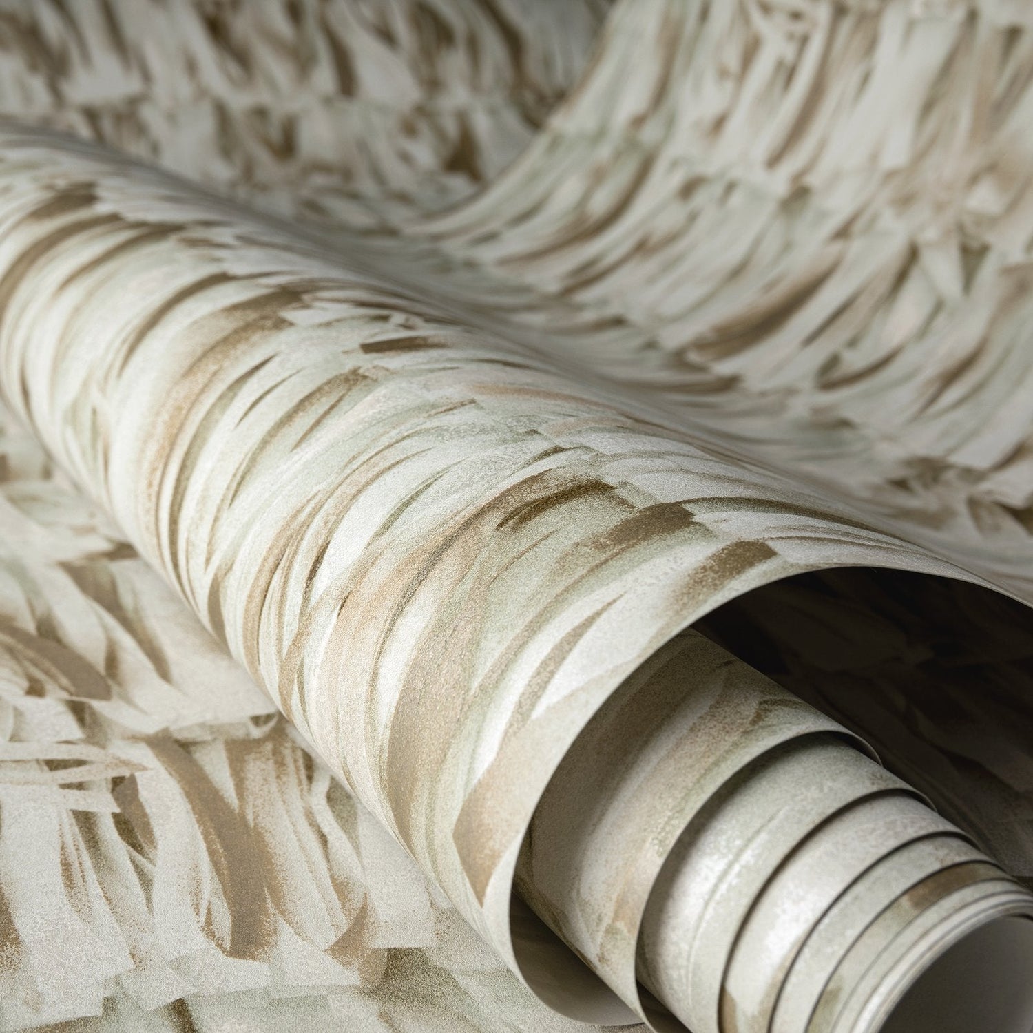 Calma wallpaper in beige color - pattern number GH65312-23 - by Galerie in the Salt collection