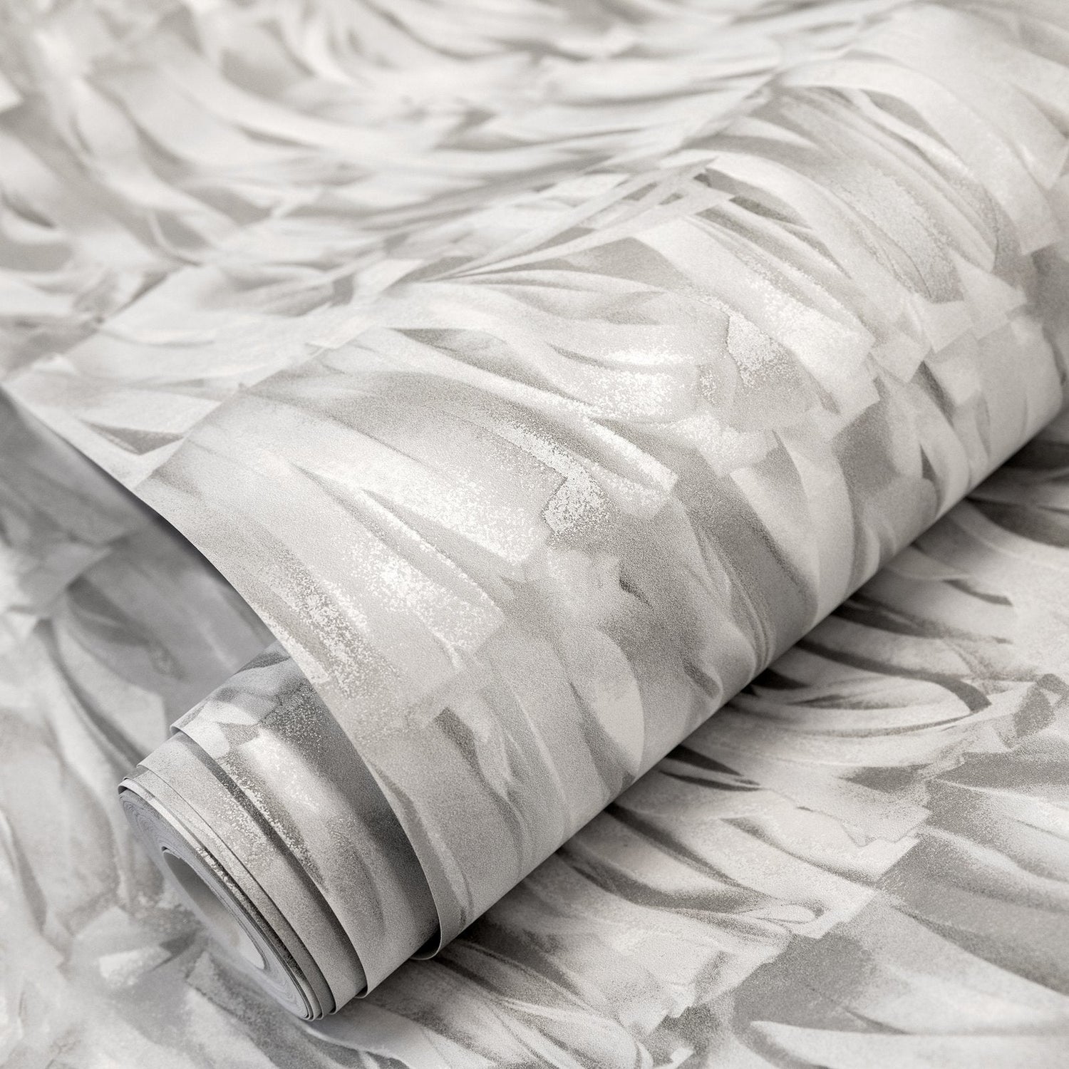 Calma wallpaper in silver grey color - pattern number GH65315-23 - by Galerie in the Salt collection