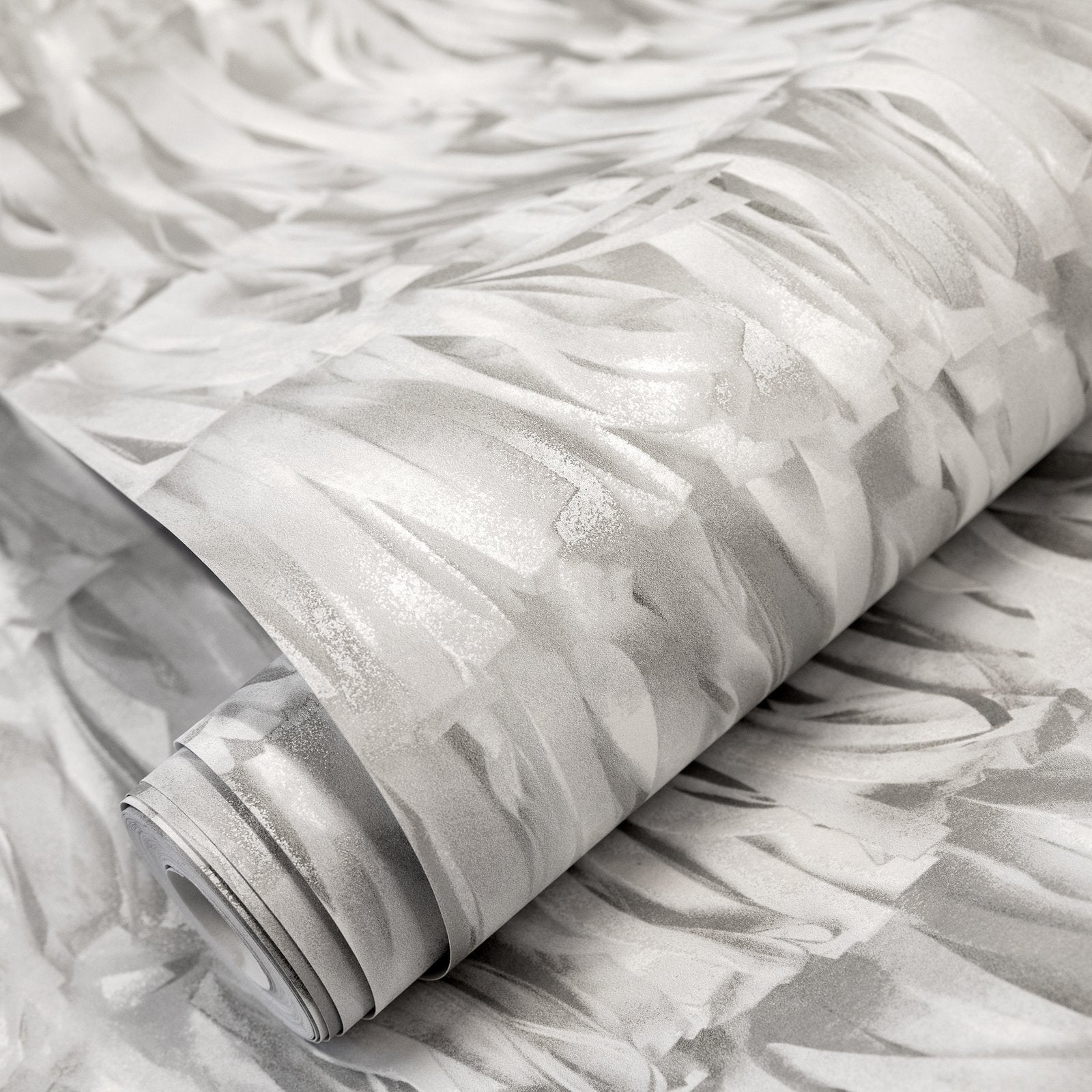 Calma wallpaper in silver grey color - pattern number GH65315-23 - by Galerie in the Salt collection
