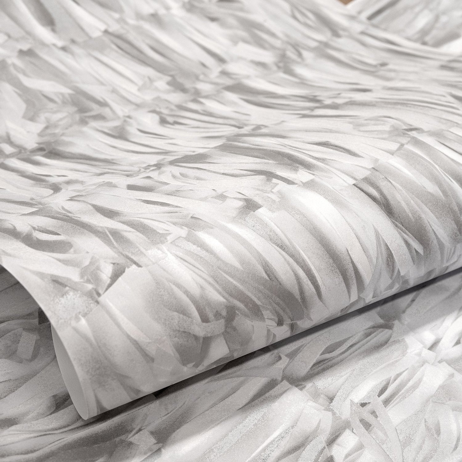 Calma wallpaper in silver grey color - pattern number GH65315-23 - by Galerie in the Salt collection