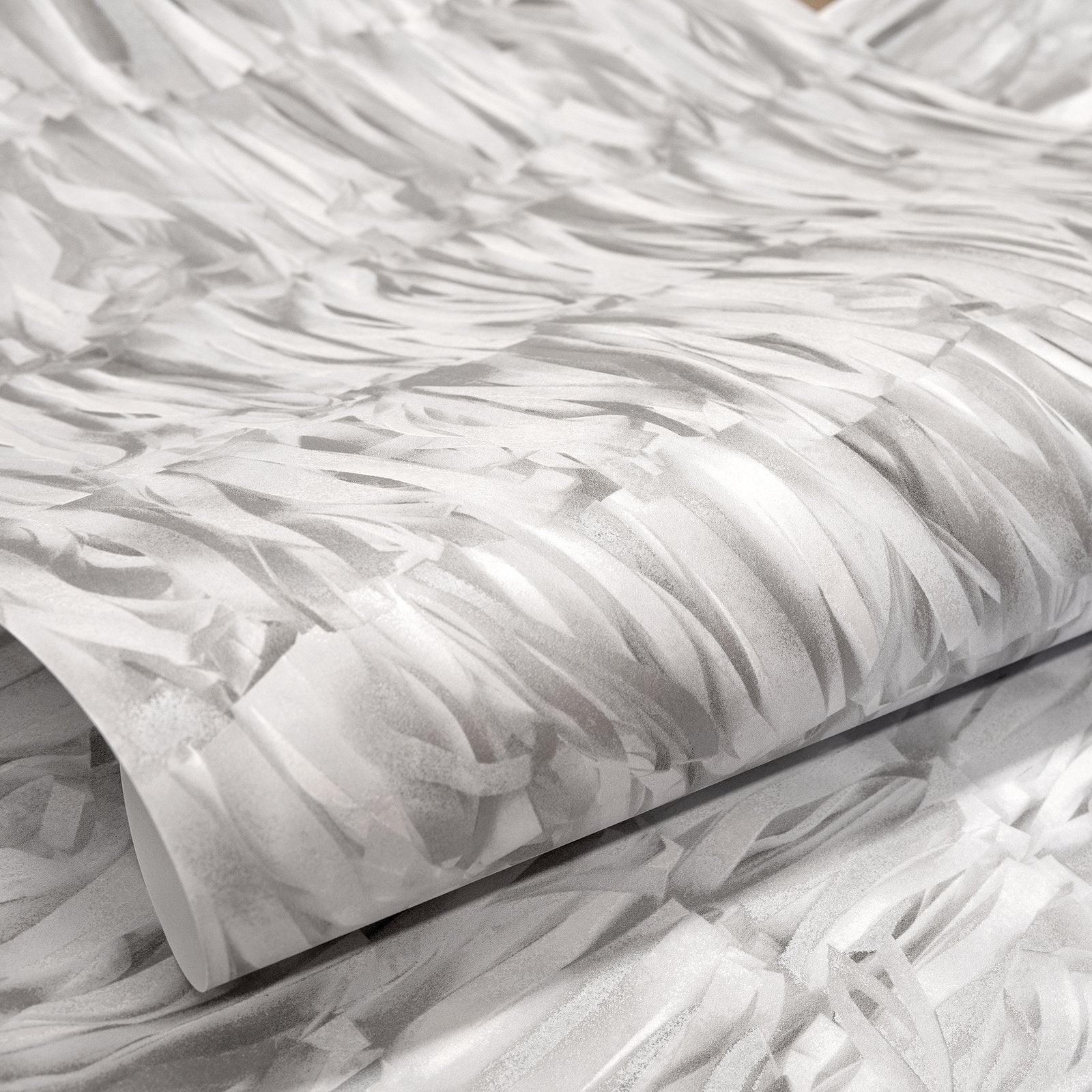 Calma wallpaper in silver grey color - pattern number GH65315-23 - by Galerie in the Salt collection