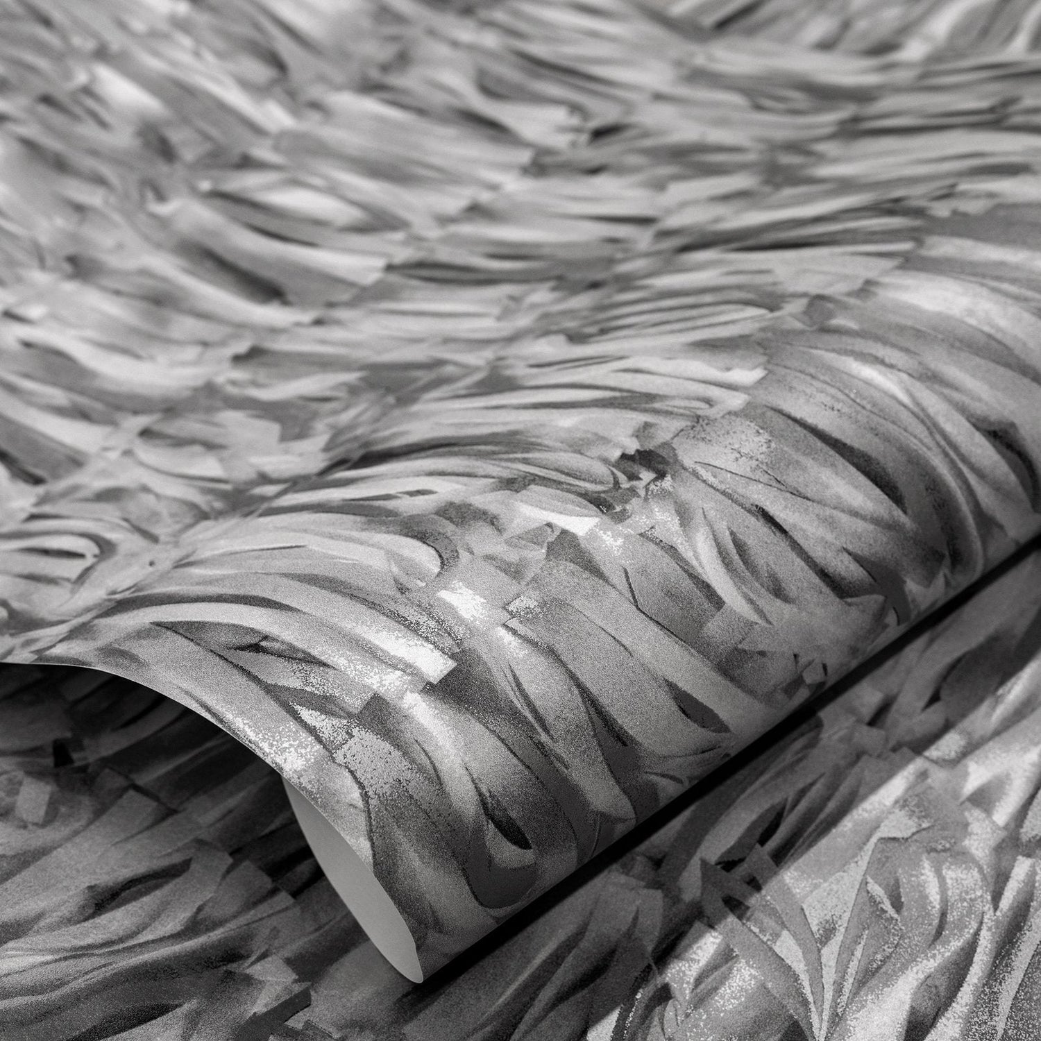 Calma wallpaper in silver grey color - pattern number GH65317-23 - by Galerie in the Salt collection