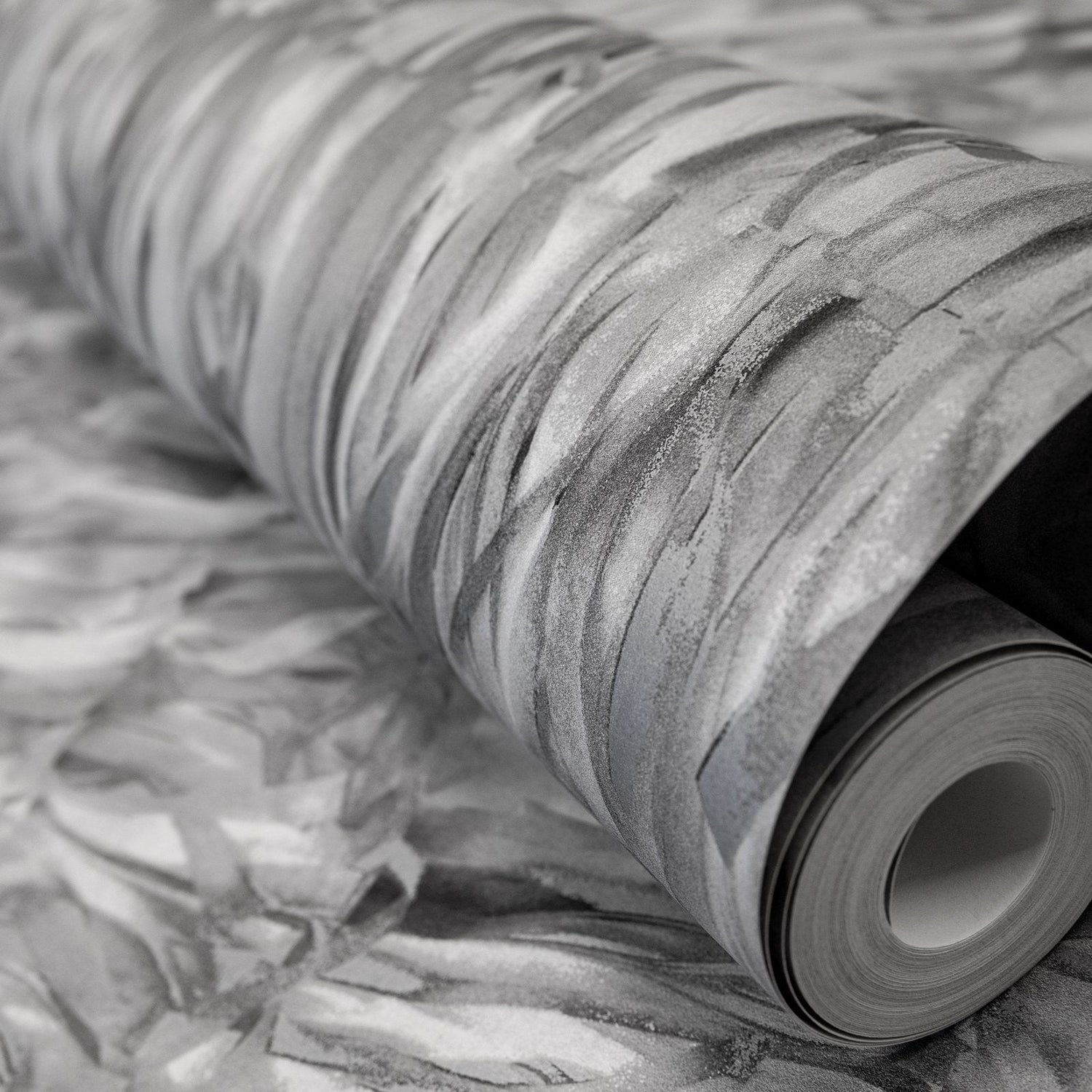 Calma wallpaper in silver grey color - pattern number GH65317-23 - by Galerie in the Salt collection