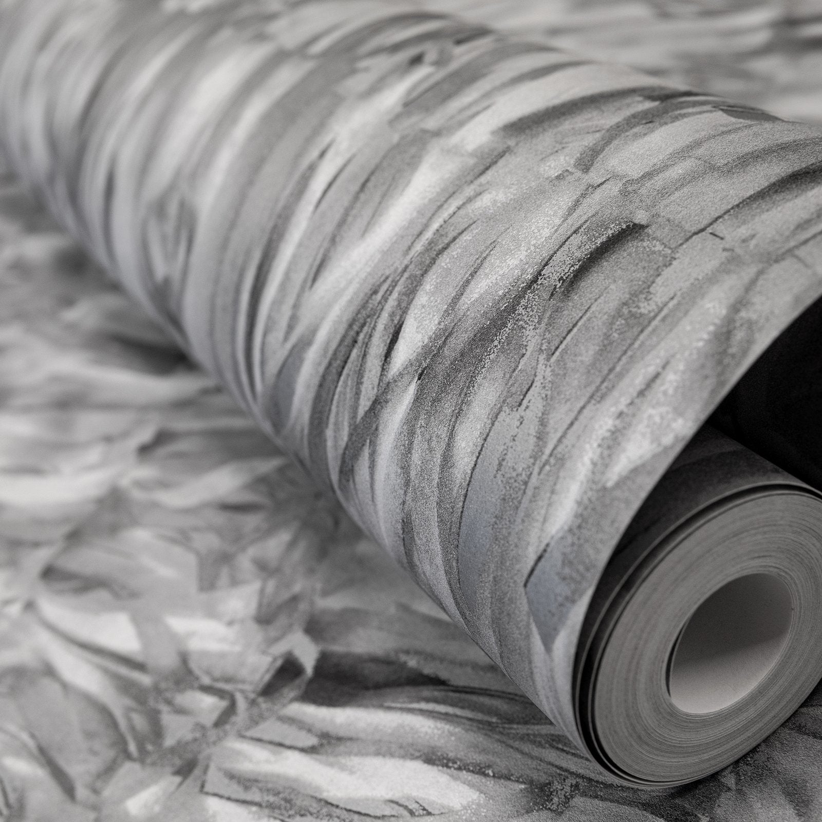 Calma wallpaper in silver grey color - pattern number GH65317-23 - by Galerie in the Salt collection