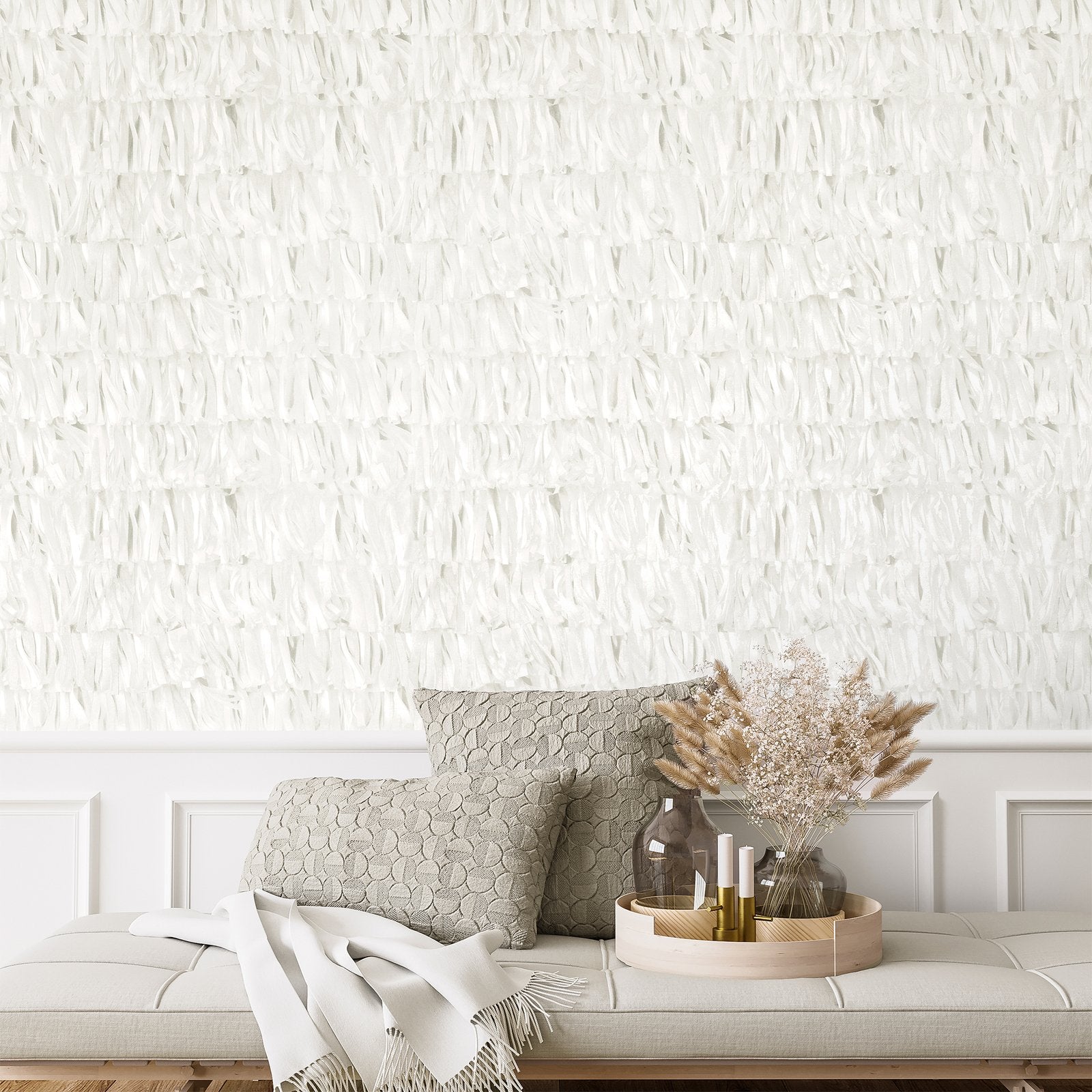 Calma wallpaper in cream color - pattern number GH65318-23 - by Galerie in the Salt collection