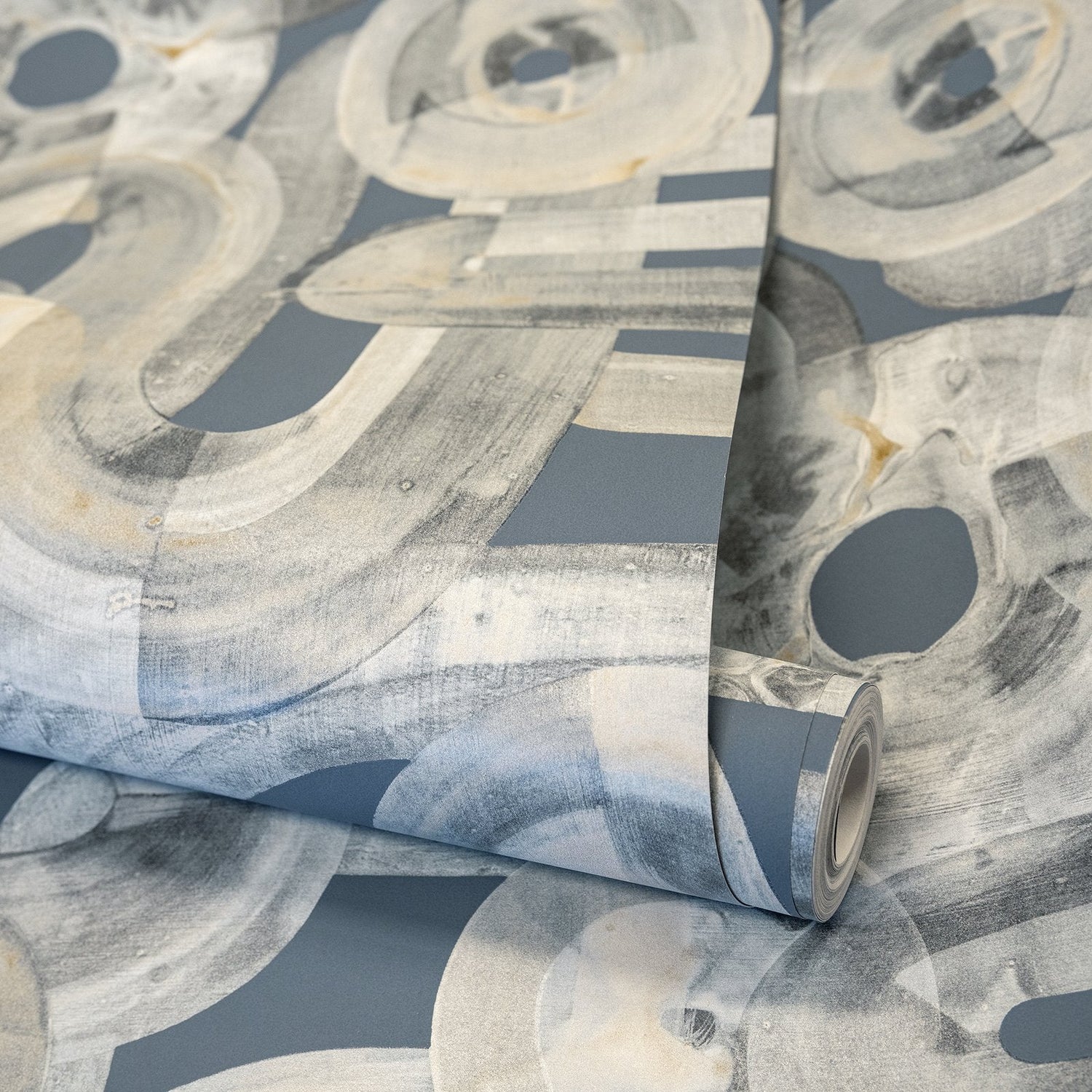 Penello wallpaper in blue color - pattern number GH65320-23 - by Galerie in the Salt collection