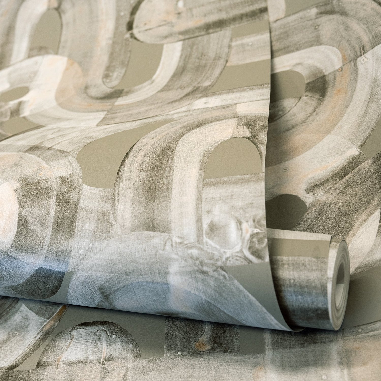 Penello wallpaper in bronze brown color - pattern number GH65322-23 - by Galerie in the Salt collection