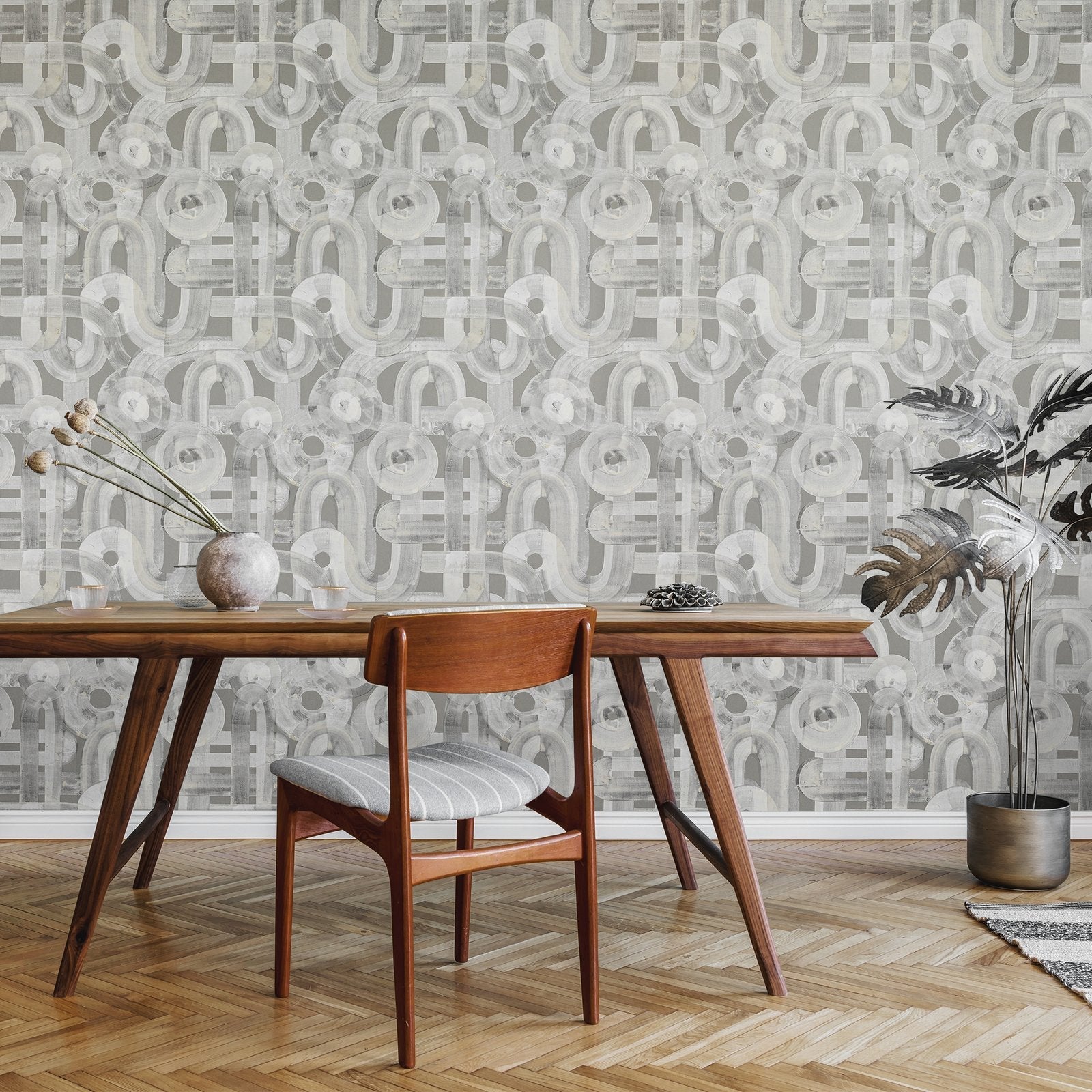 Penello wallpaper in cream color - pattern number GH65323-23 - by Galerie in the Salt collection