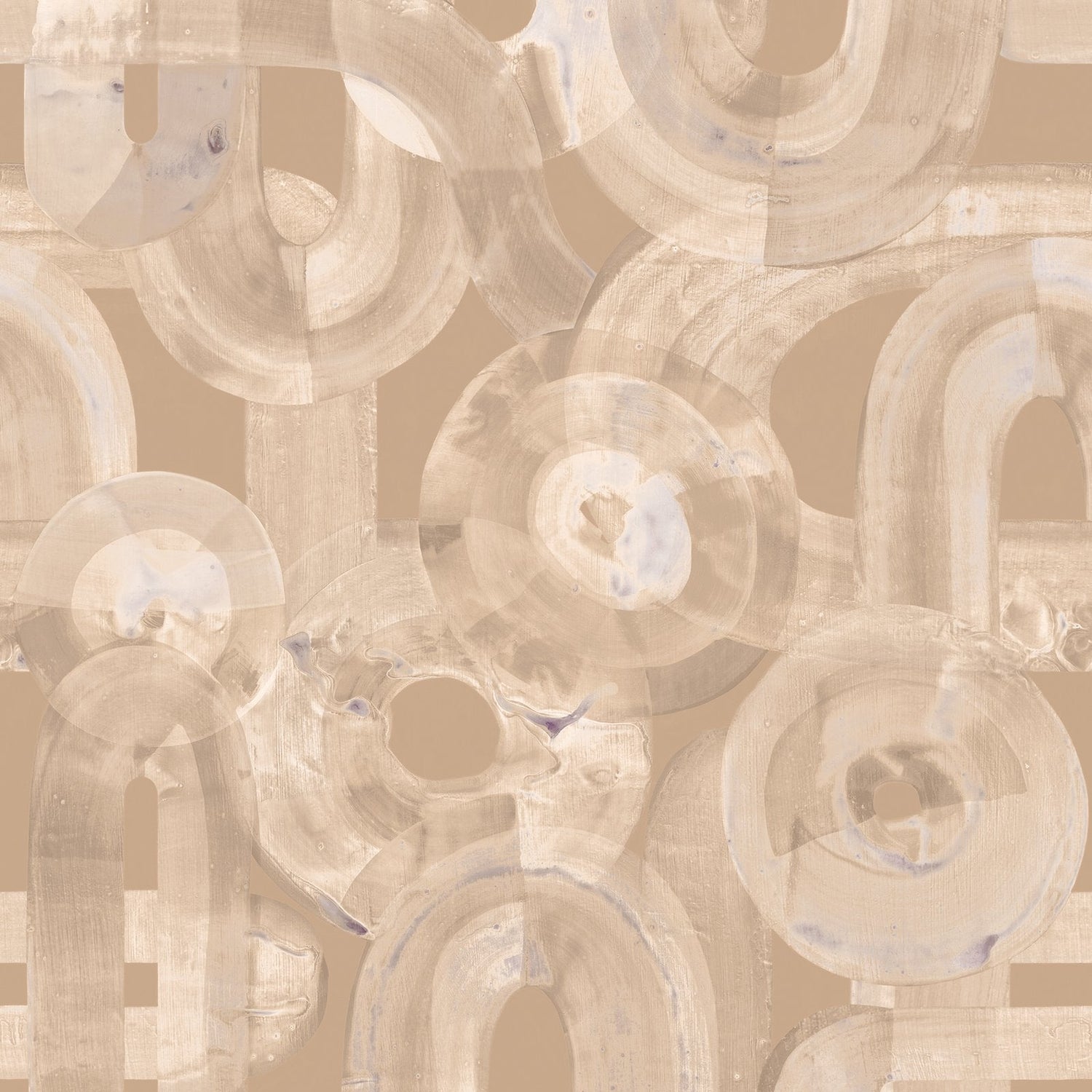 Penello wallpaper in orange color - pattern number GH65327-23 - by Galerie in the Salt collection
