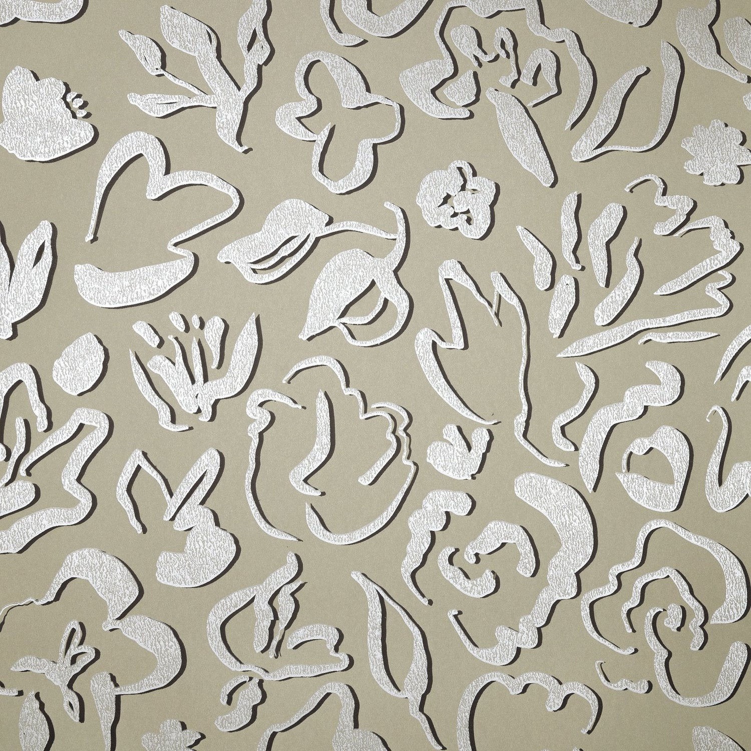 Fiore wallpaper in bronze brown color - pattern number GH65330-23 - by Galerie in the Salt collection