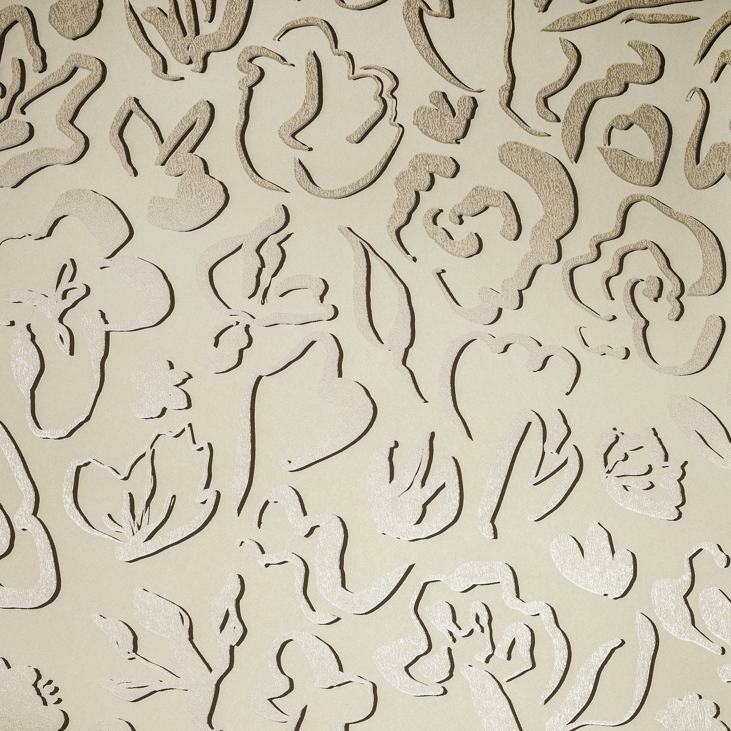 Fiore wallpaper in beige color - pattern number GH65331-23 - by Galerie in the Salt collection