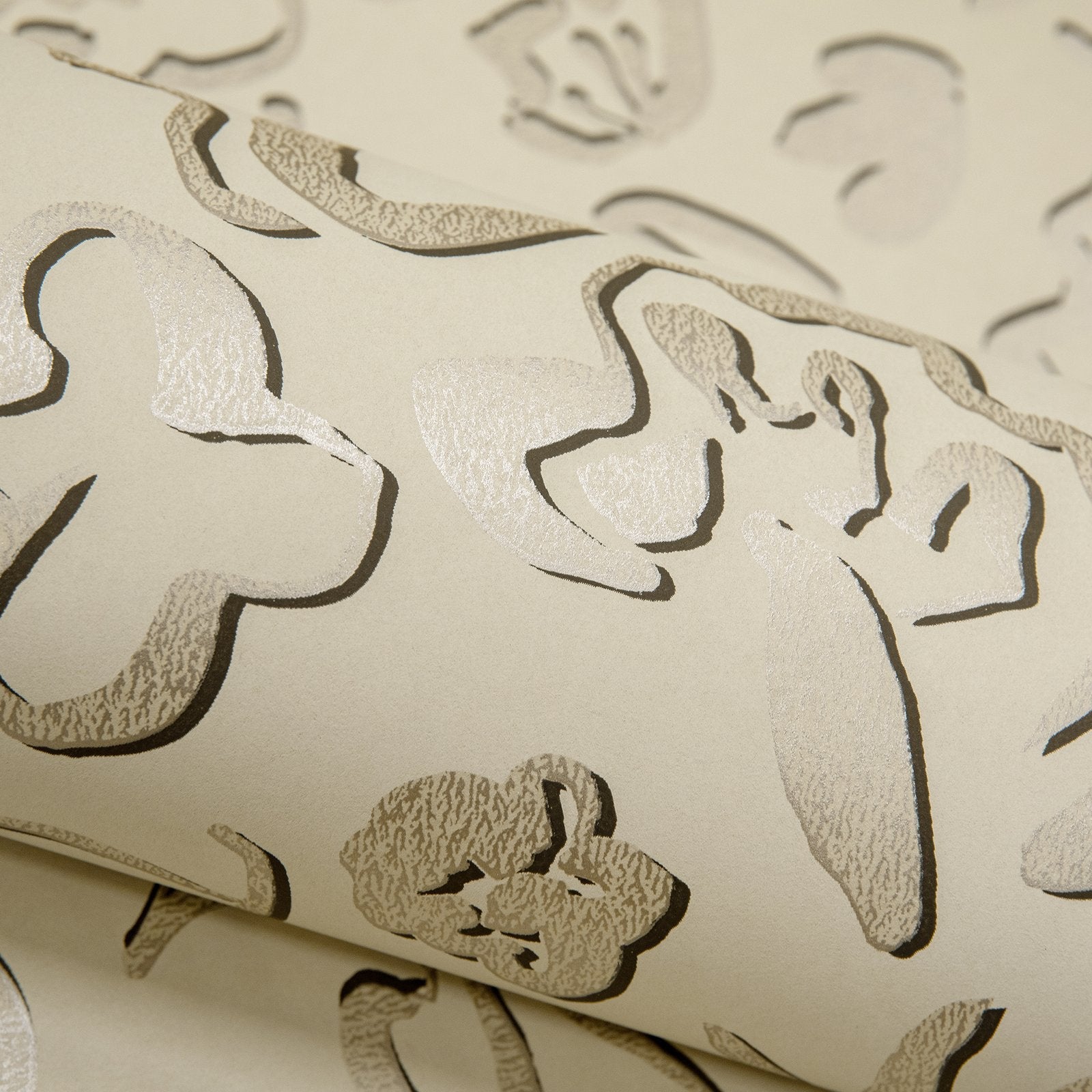 Fiore wallpaper in beige color - pattern number GH65331-23 - by Galerie in the Salt collection
