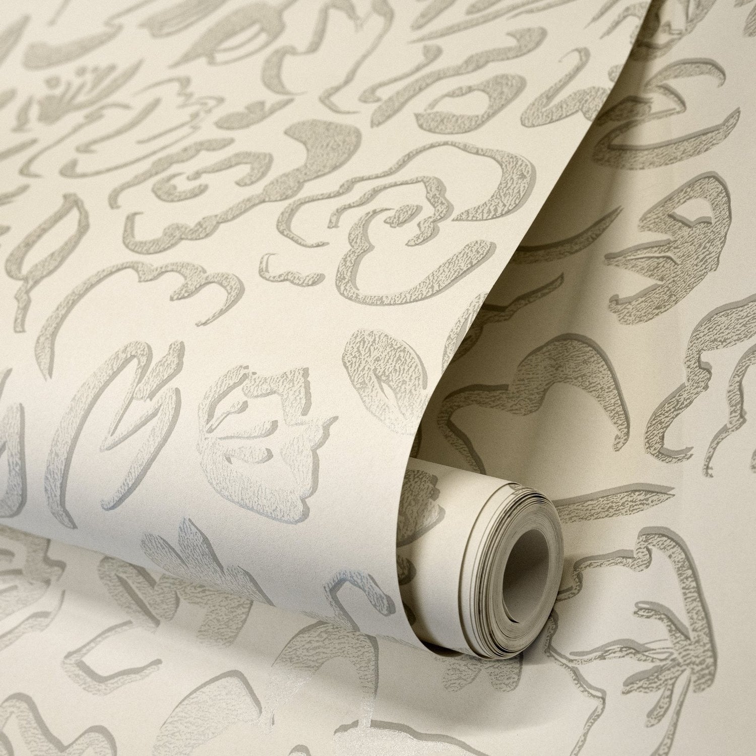 Fiore wallpaper in cream color - pattern number GH65334-23 - by Galerie in the Salt collection