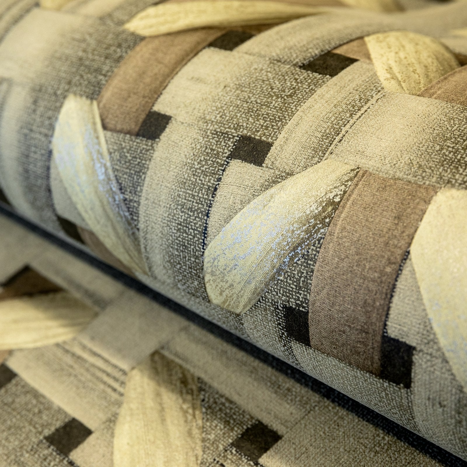 Octagonal Honeycomb wallpaper in yellow color - pattern number GH65335-23 - by Galerie in the Pepper collection