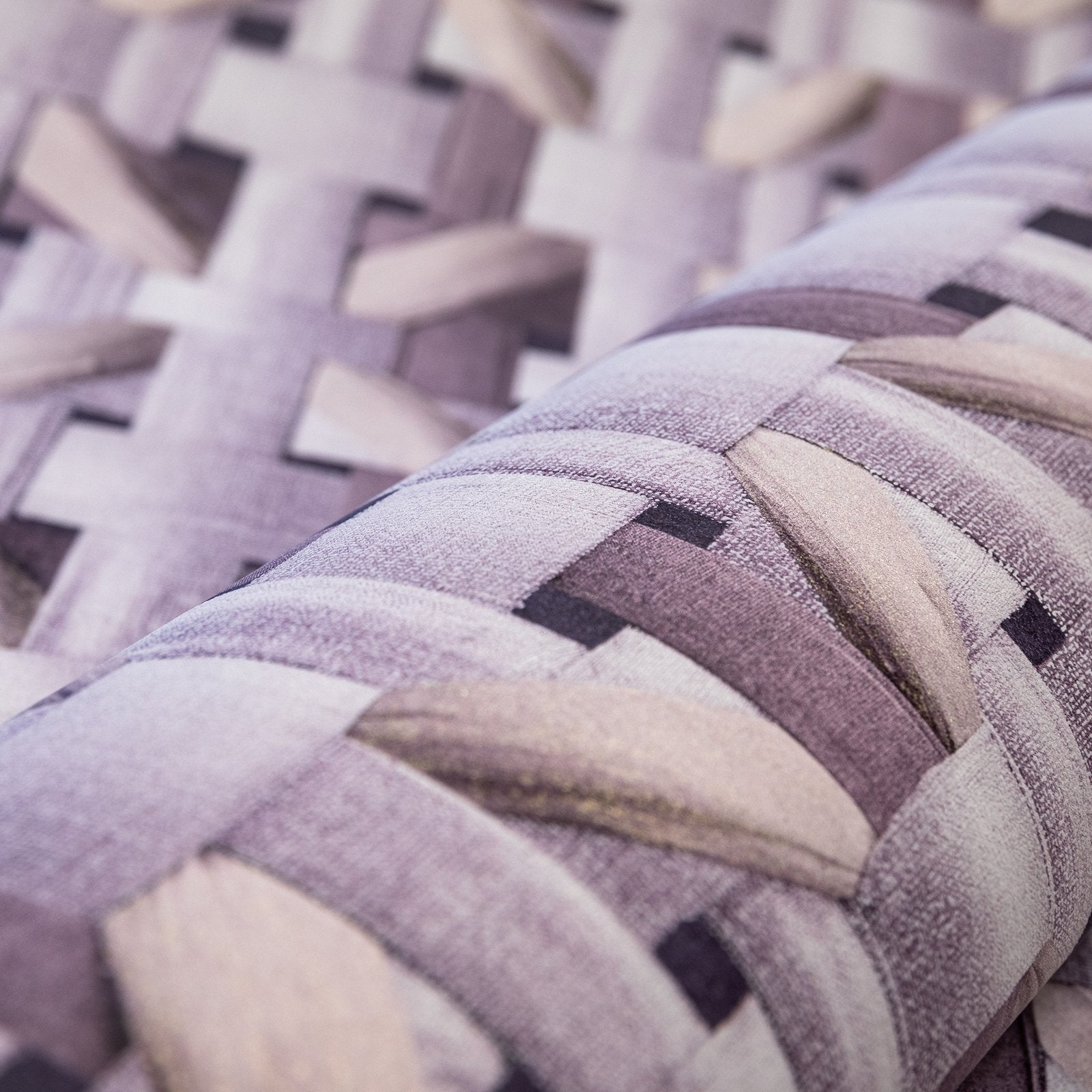 Octagonal Honeycomb wallpaper in purple lilac color - pattern number GH65336-23 - by Galerie in the Pepper collection