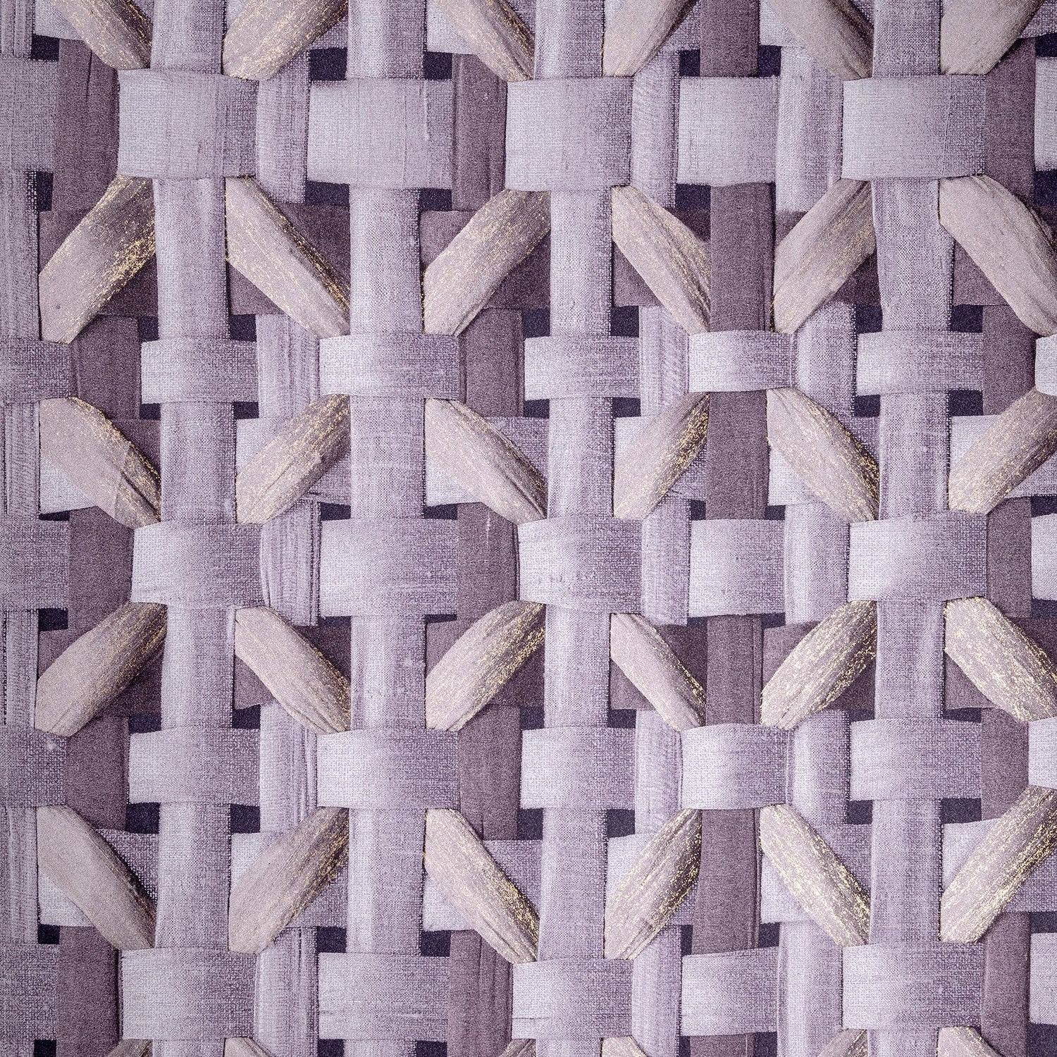 Octagonal Honeycomb wallpaper in purple lilac color - pattern number GH65336-23 - by Galerie in the Pepper collection