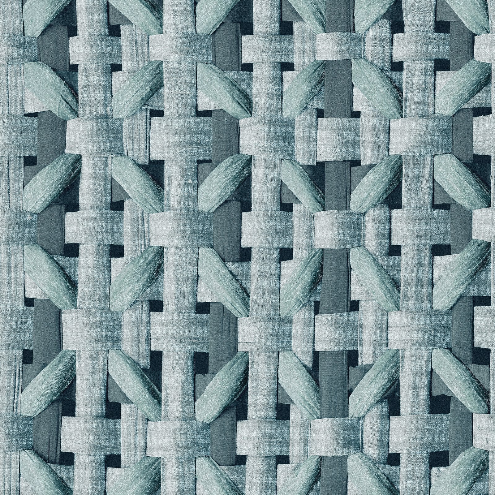 Octagonal Honeycomb wallpaper in green color - pattern number GH65337-23 - by Galerie in the Pepper collection