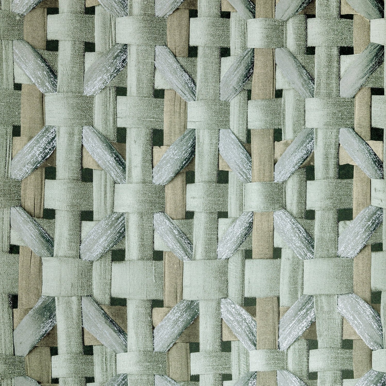 Octagonal Honeycomb wallpaper in green color - pattern number GH65341-23 - by Galerie in the Pepper collection