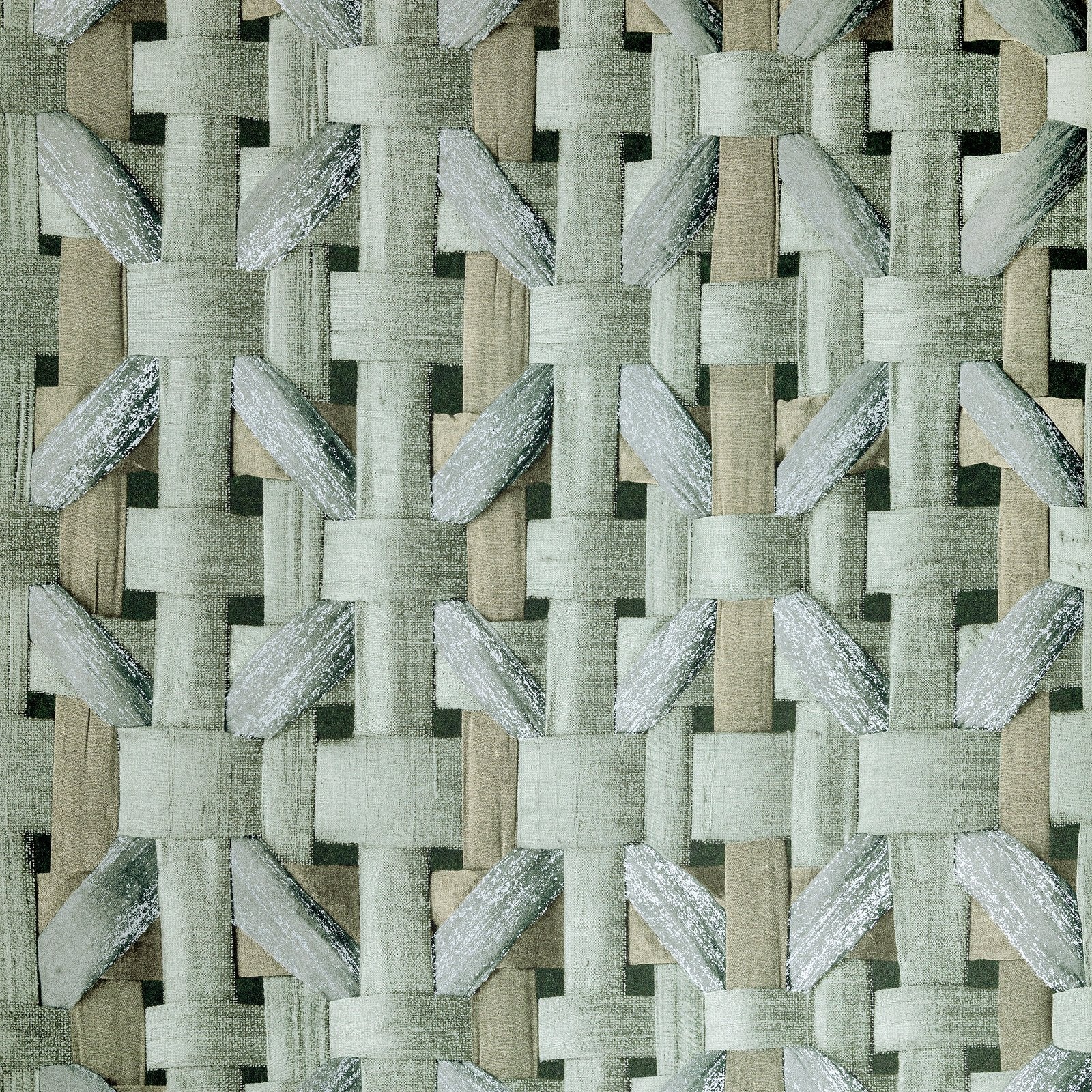 Octagonal Honeycomb wallpaper in green color - pattern number GH65341-23 - by Galerie in the Pepper collection