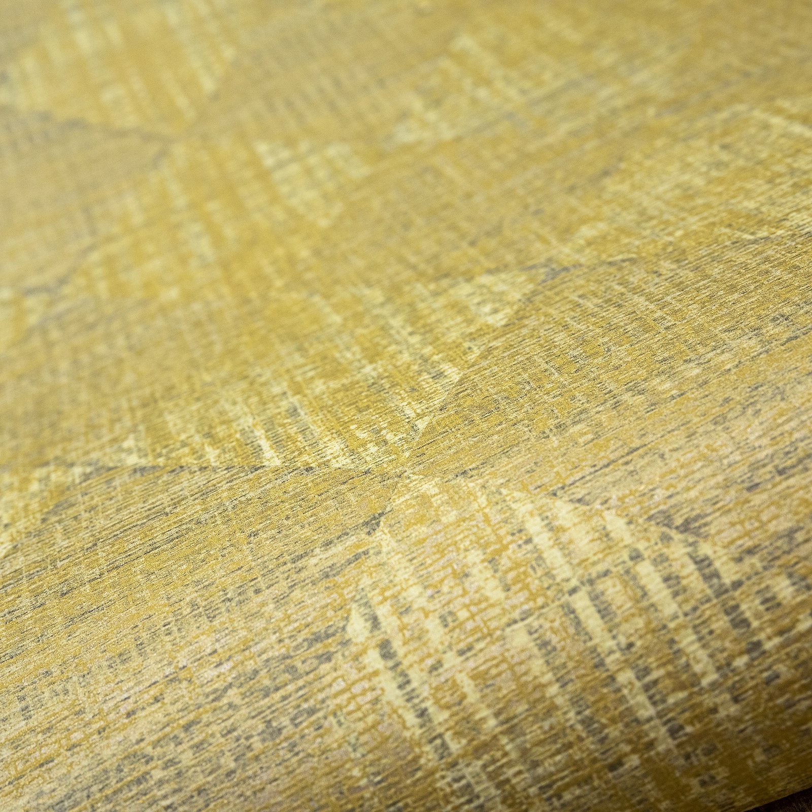 Raffia wallpaper in yellow color - pattern number GH65342-23 - by Galerie in the Pepper collection