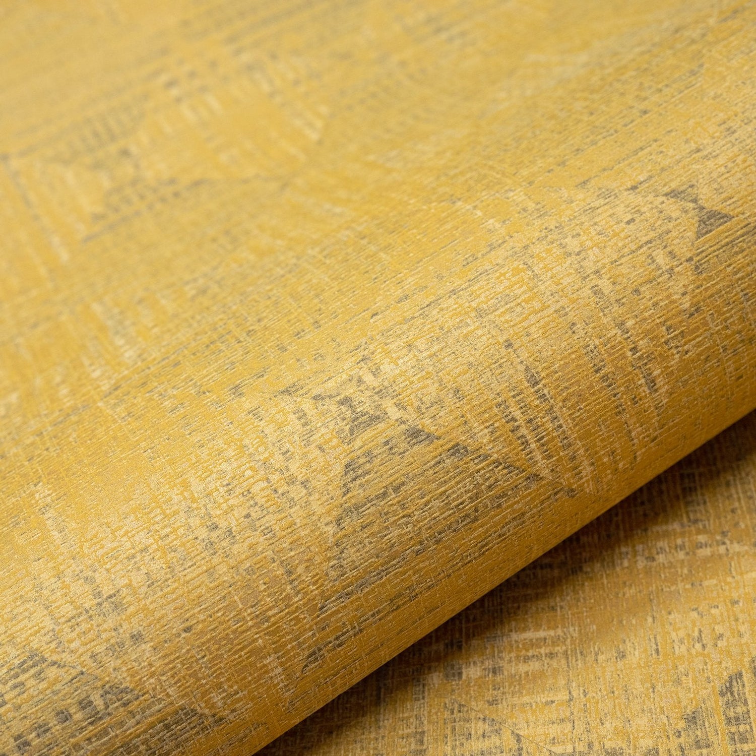Raffia wallpaper in yellow color - pattern number GH65344-23 - by Galerie in the Pepper collection