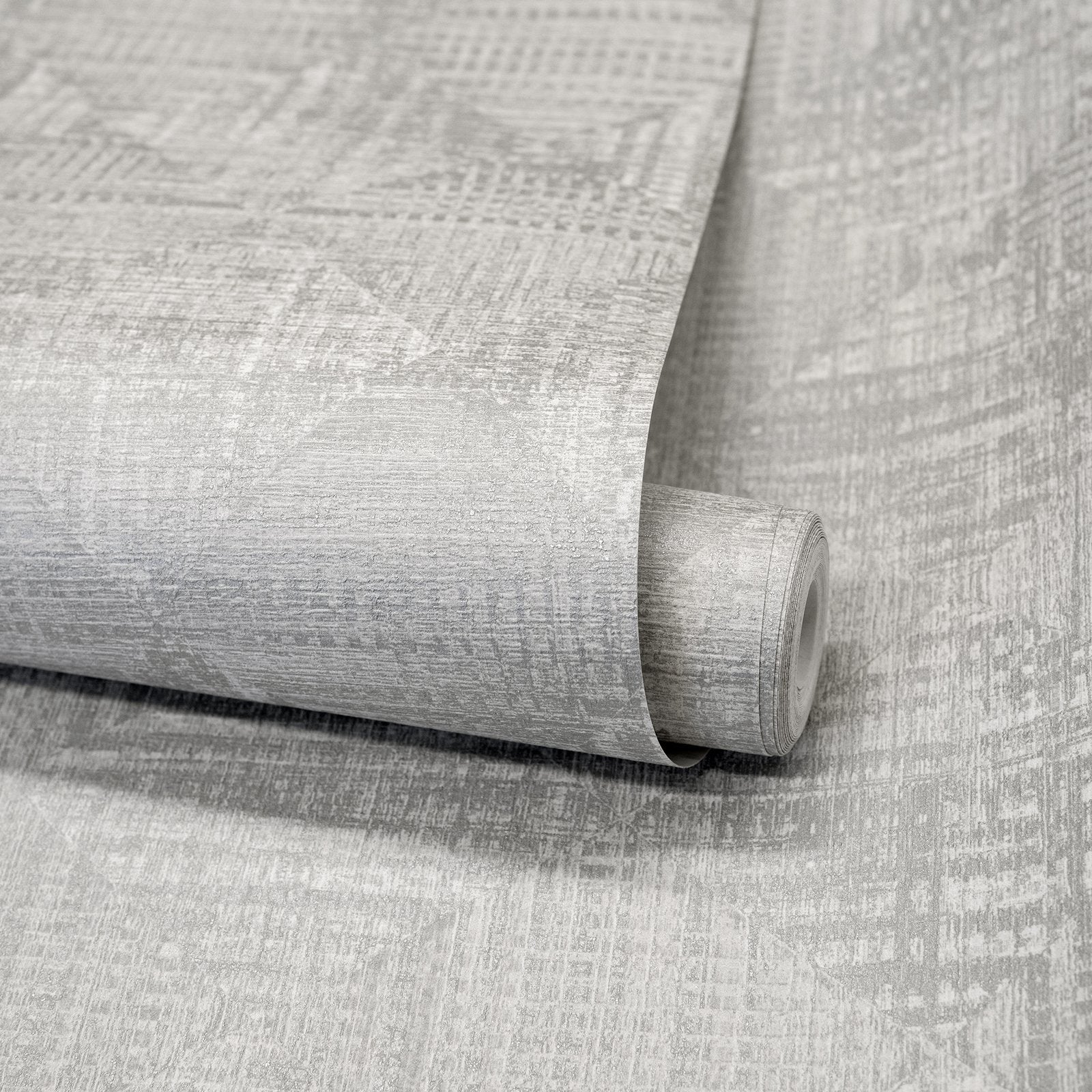 Raffia wallpaper in silver grey color - pattern number GH65346-23 - by Galerie in the Pepper collection