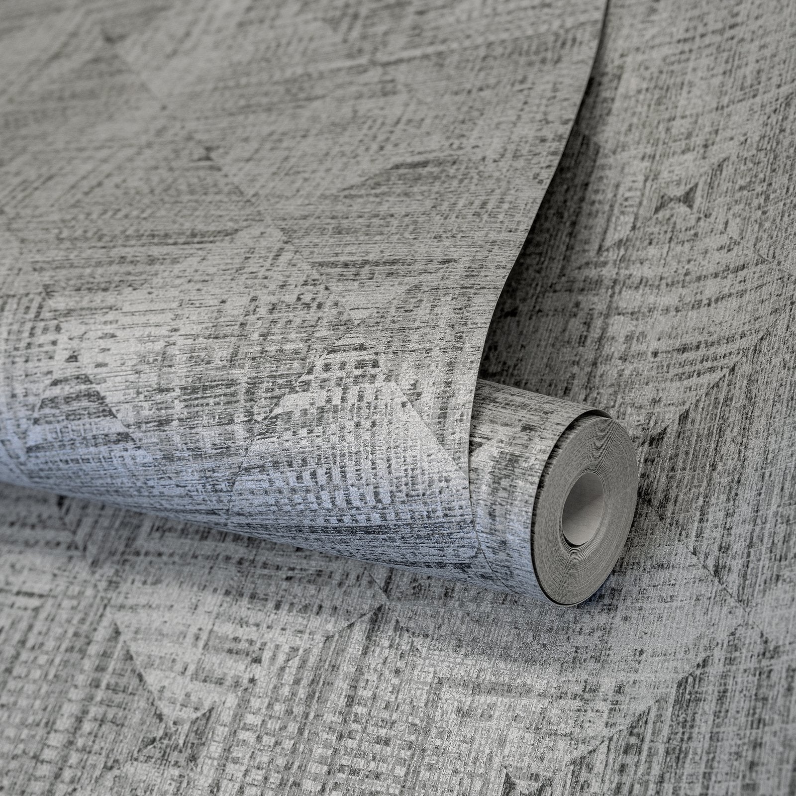 Raffia wallpaper in silver grey color - pattern number GH65347-23 - by Galerie in the Pepper collection