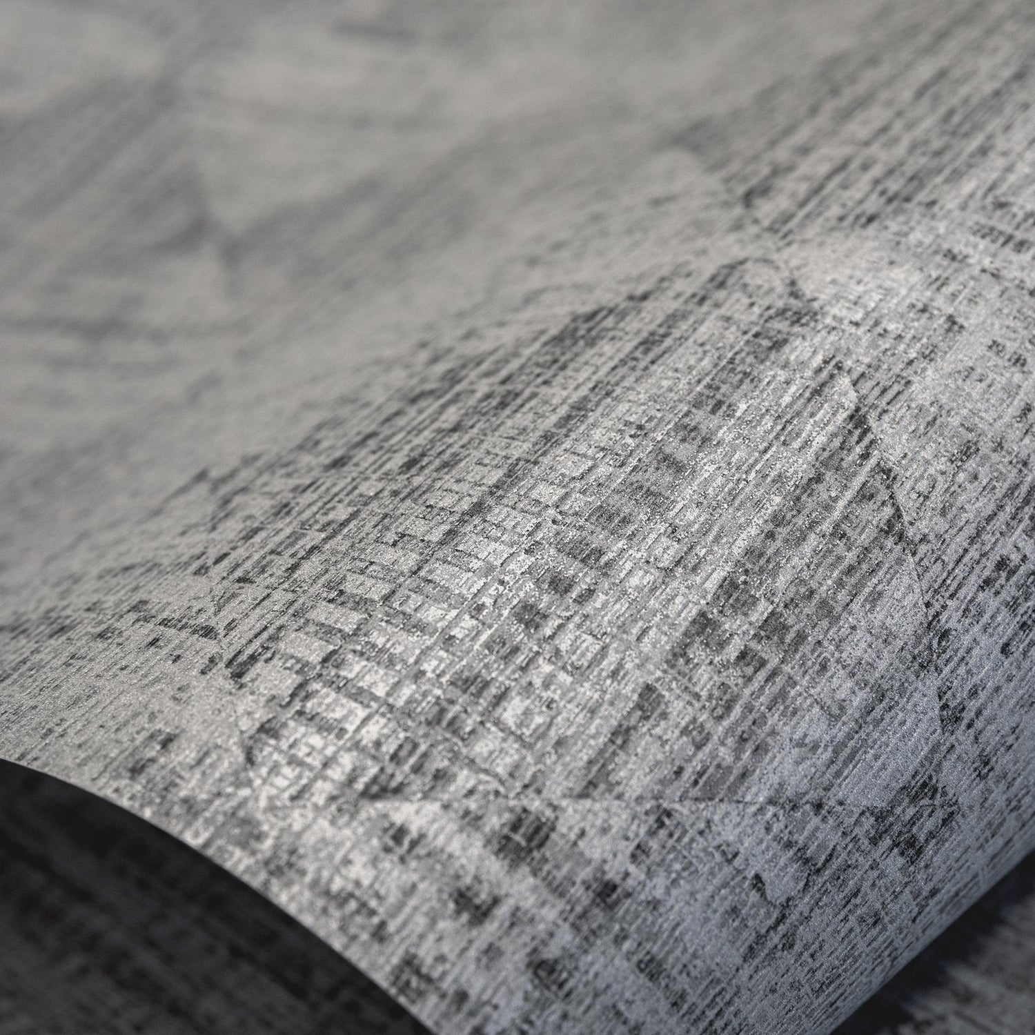 Raffia wallpaper in silver grey color - pattern number GH65347-23 - by Galerie in the Pepper collection