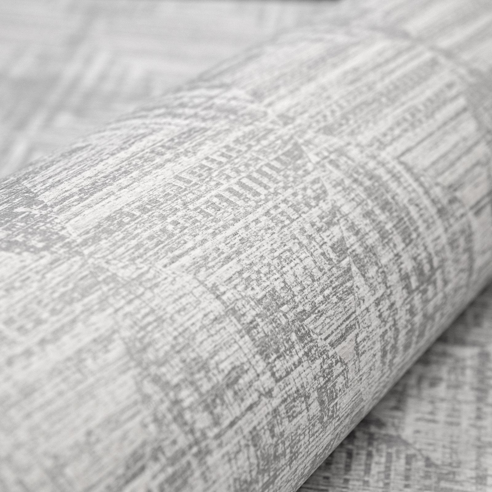 Raffia wallpaper in silver grey color - pattern number GH65349-23 - by Galerie in the Pepper collection