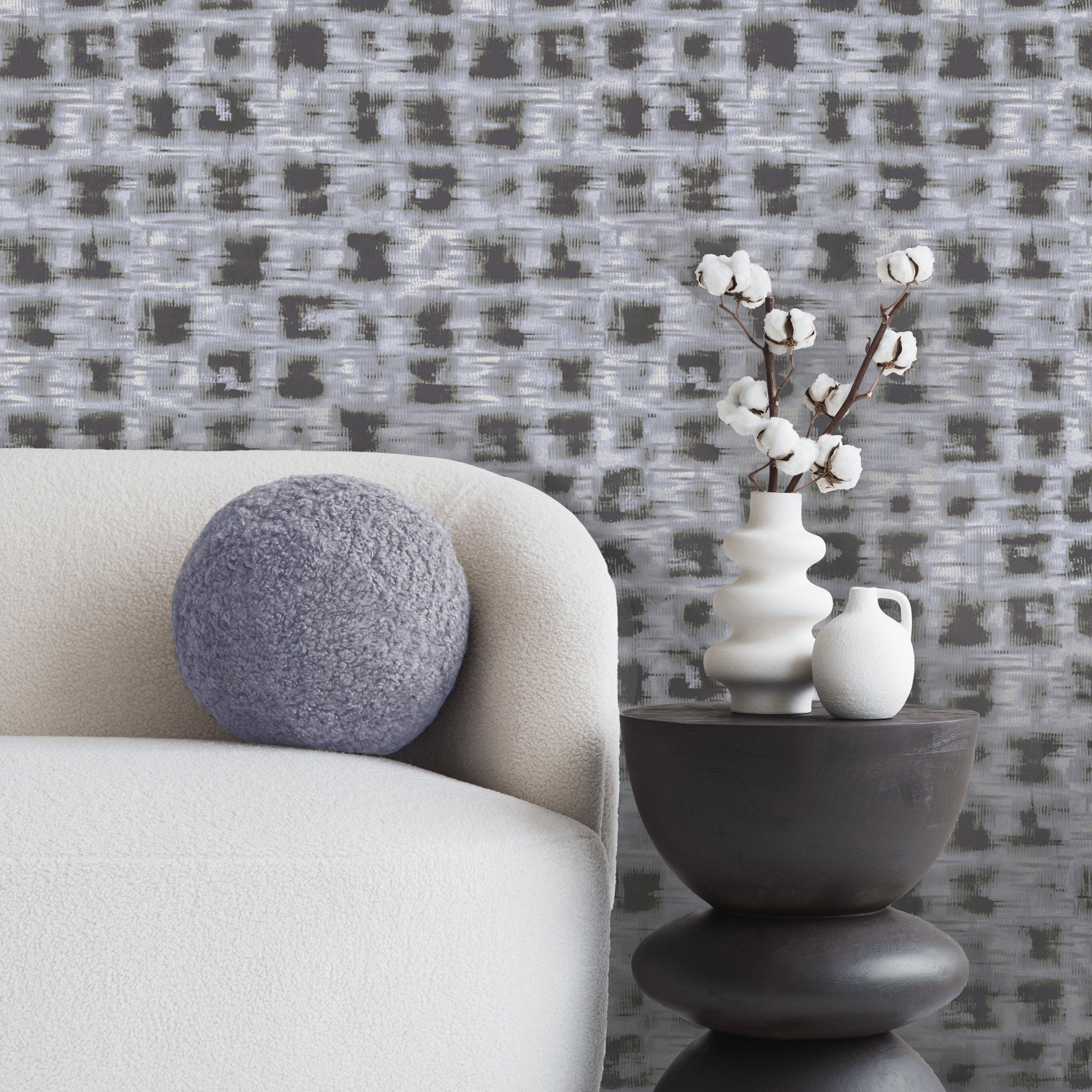 Abstract Wallpaper in Blue color - pattern number 65768 - by Galerie in the Cerra collection