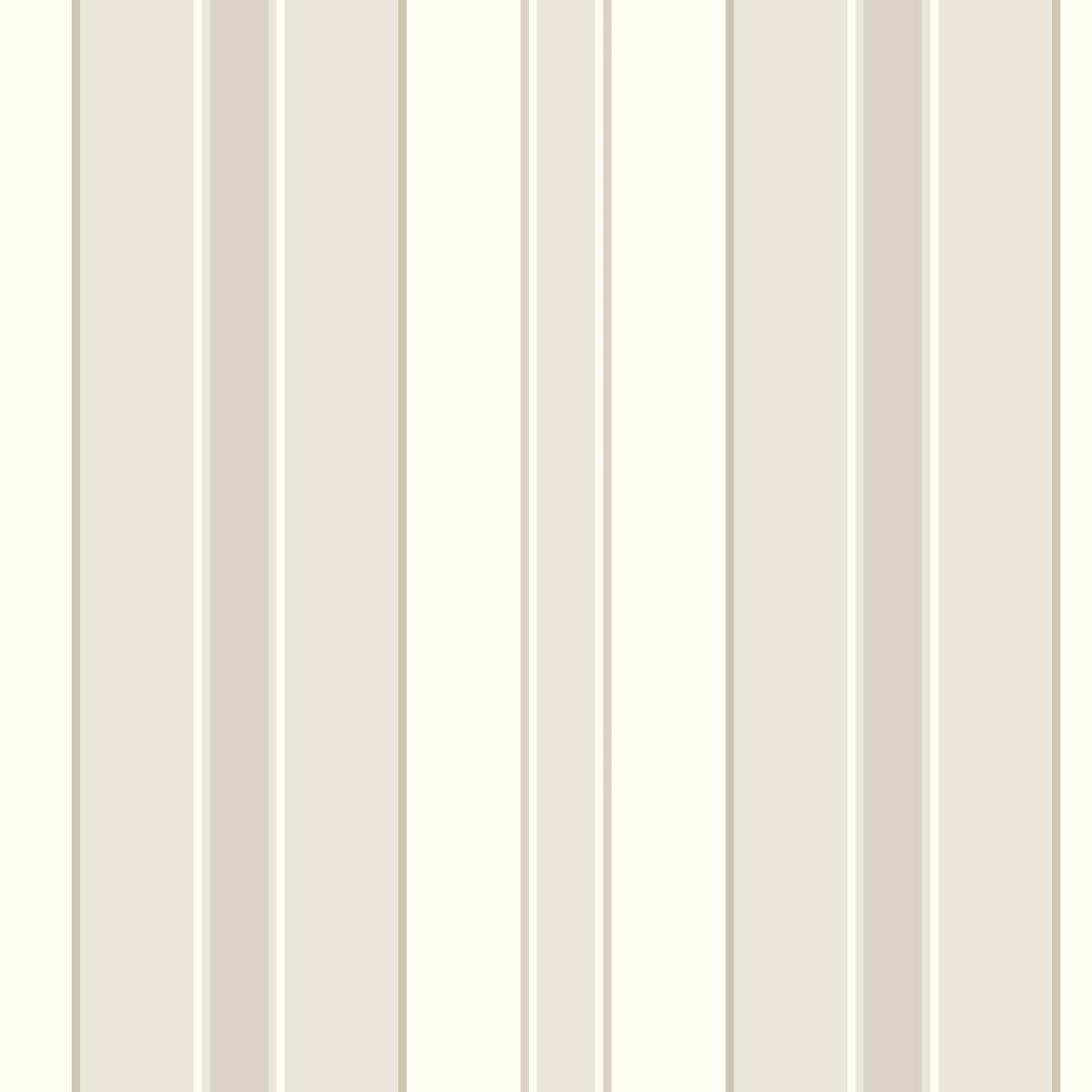 Stockholm Stripe wallpaper in sand and gold color - pattern number 6880 - by Schumacher in the Borastapeter collection