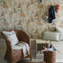 Wild Forest wallpaper in sage color - pattern number 6921 - by Schumacher in the Borastapeter collection