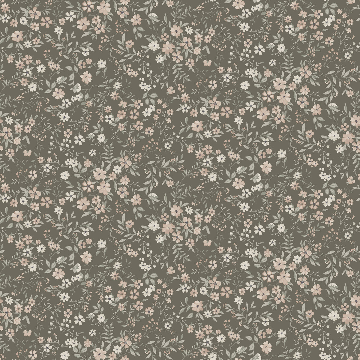 Florence wallpaper in blush and brown color - pattern number 6930 - by Schumacher in the Borastapeter collection
