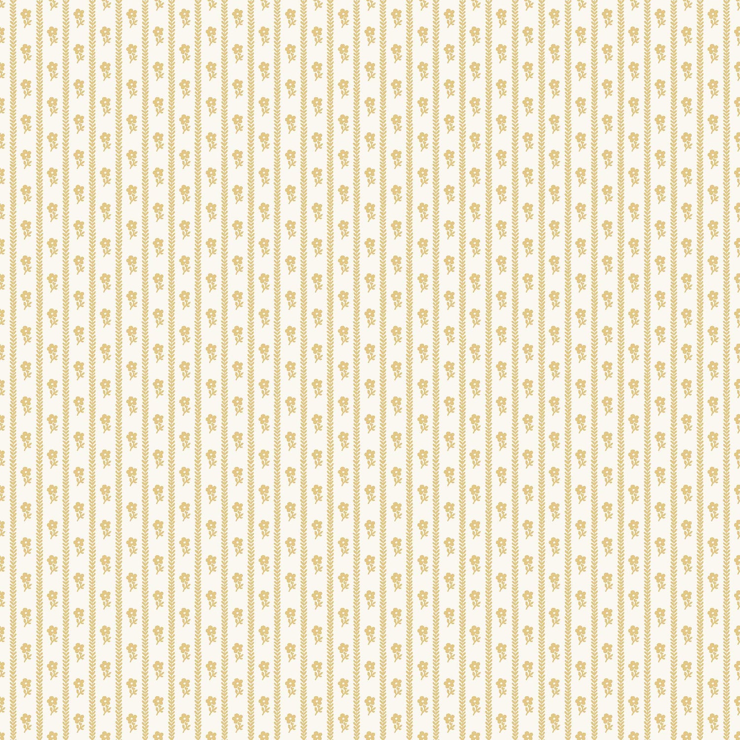 Lilla Lyckan Wallpaper in mustard color - pattern number 6953 - by Schumacher in the Borastapeter collection