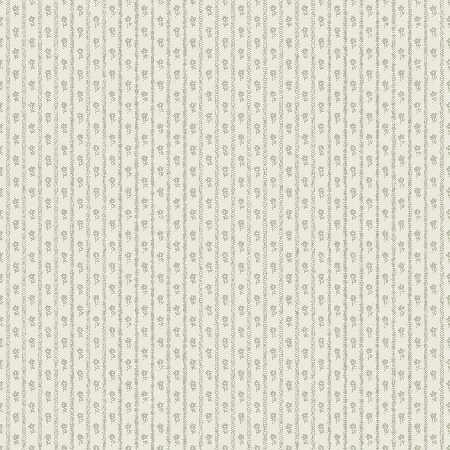 Lilla Lyckan Wallpaper in sage color - pattern number 6954 - by Schumacher in the Borastapeter collection